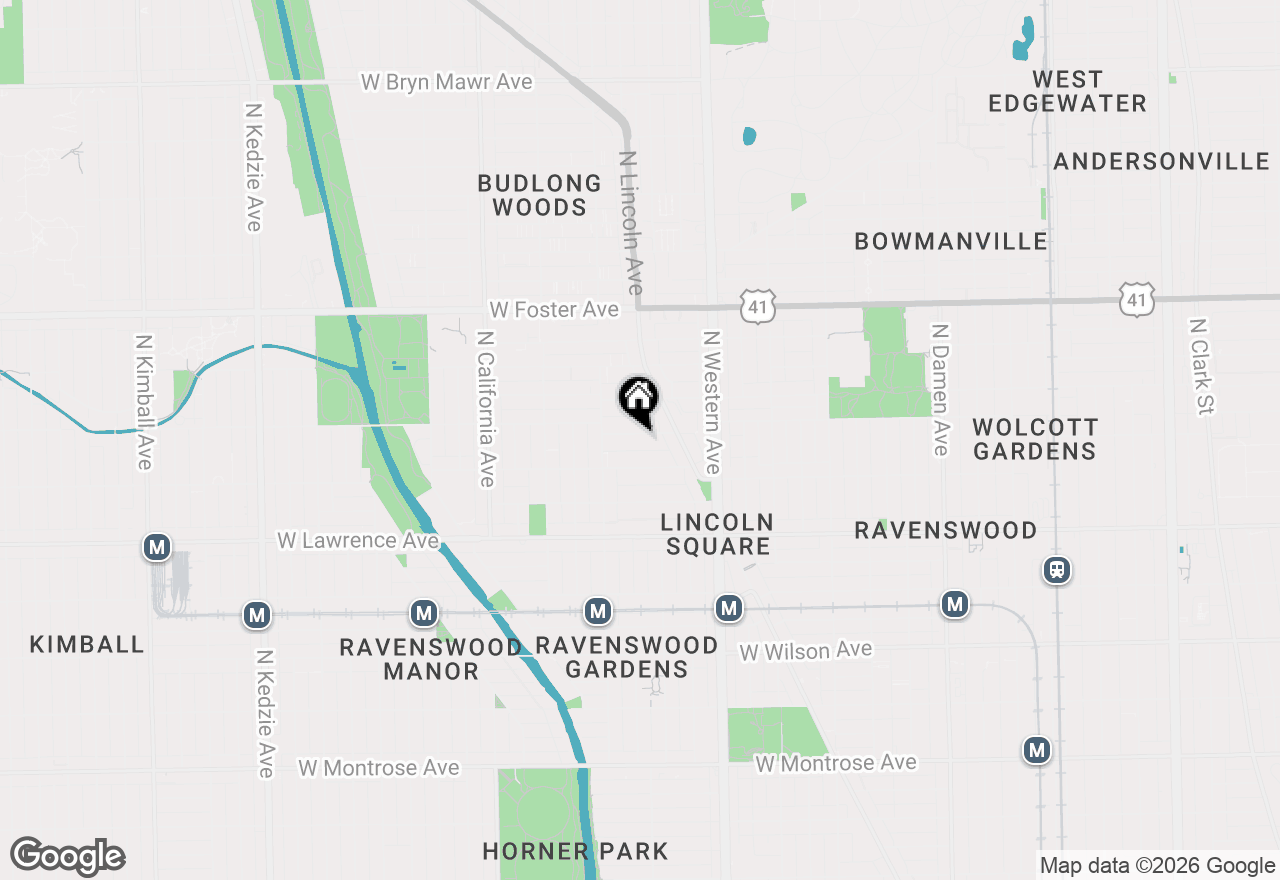 Map of 2541 W Argyle Street, Chicago, IL 60625