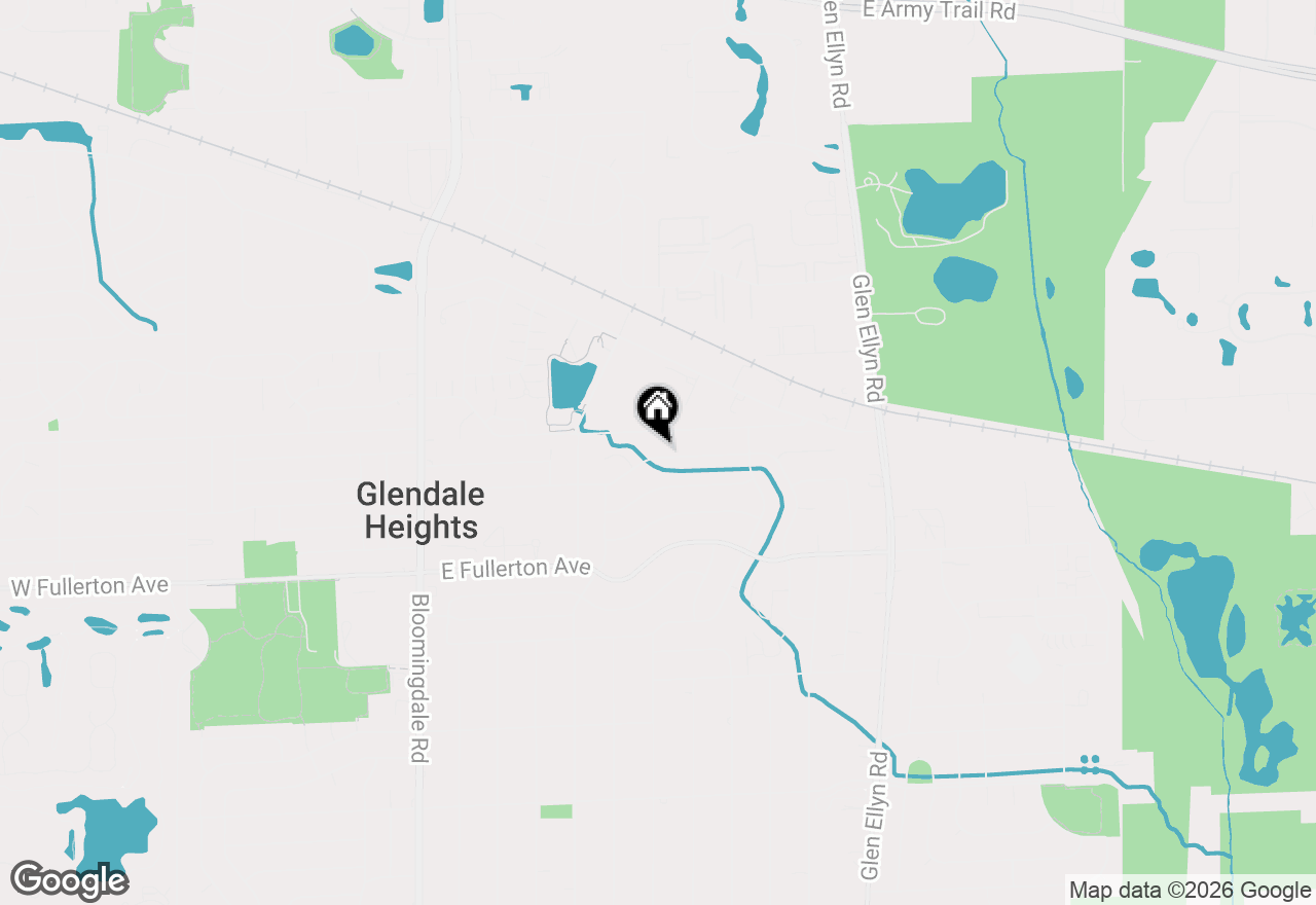 Map of 404 E Lincoln Avenue, Glendale Heights, IL 60139