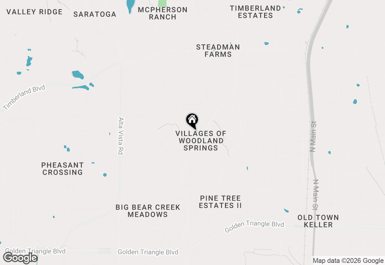 Map of 11813 Ponderosa Pine Drive, Fort Worth, TX 76244