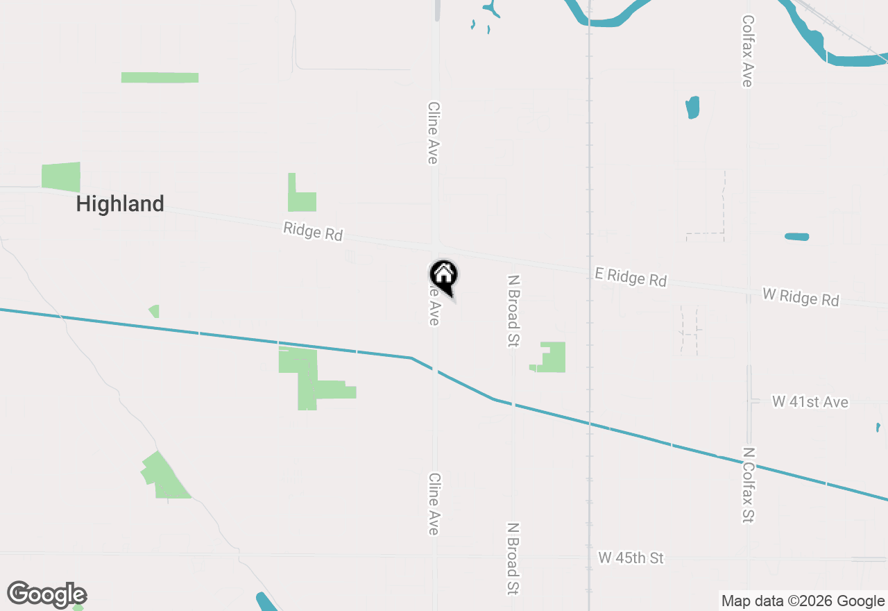 Map of 1519 N Cline Avenue, Griffith, IN 46319