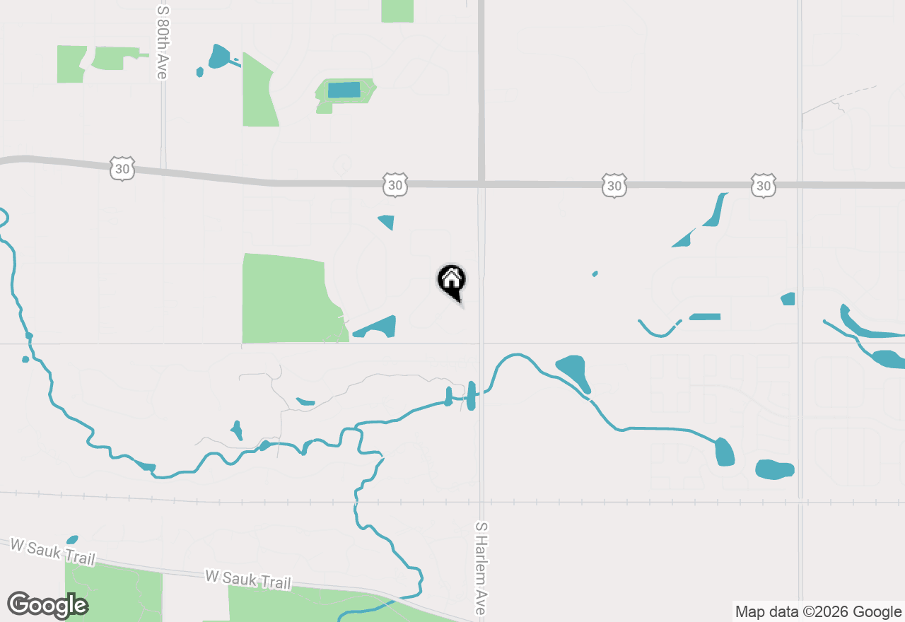 Map of 21375 Georgetown Road, Frankfort, IL 60423