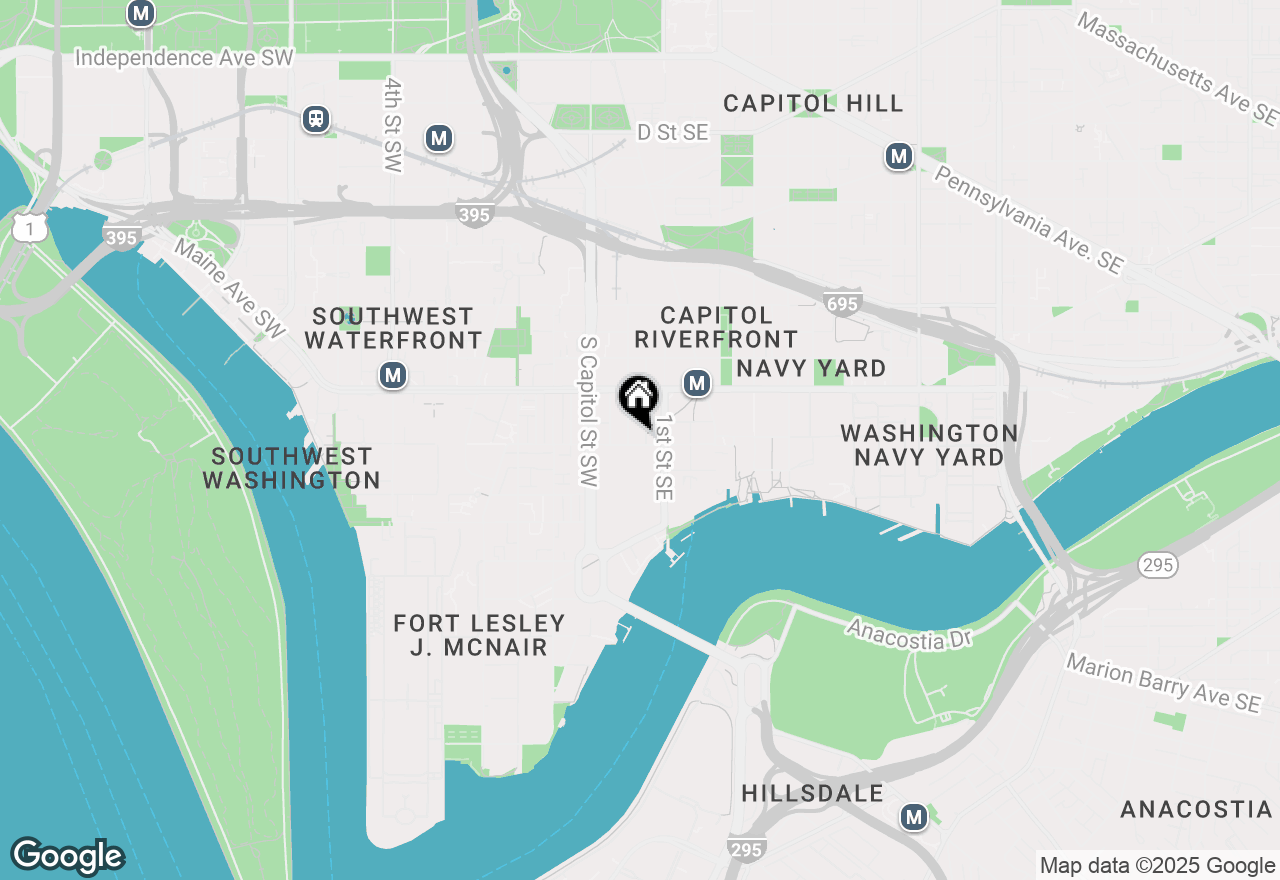 Map of 70 N Street Se #N316, Washington, DC 20003