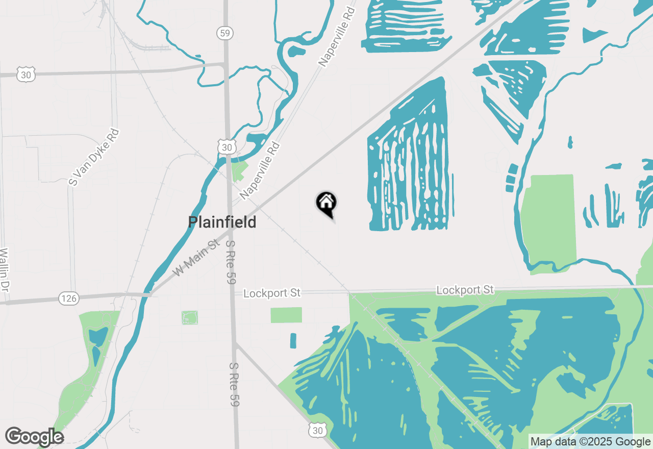 Map of 14803 S Hawthorn Circle, Plainfield, IL 60544