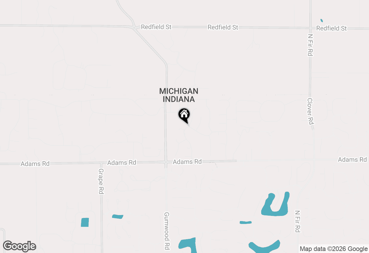 Map of 50749 Canyon Ridge Drive, Granger, IN 46530
