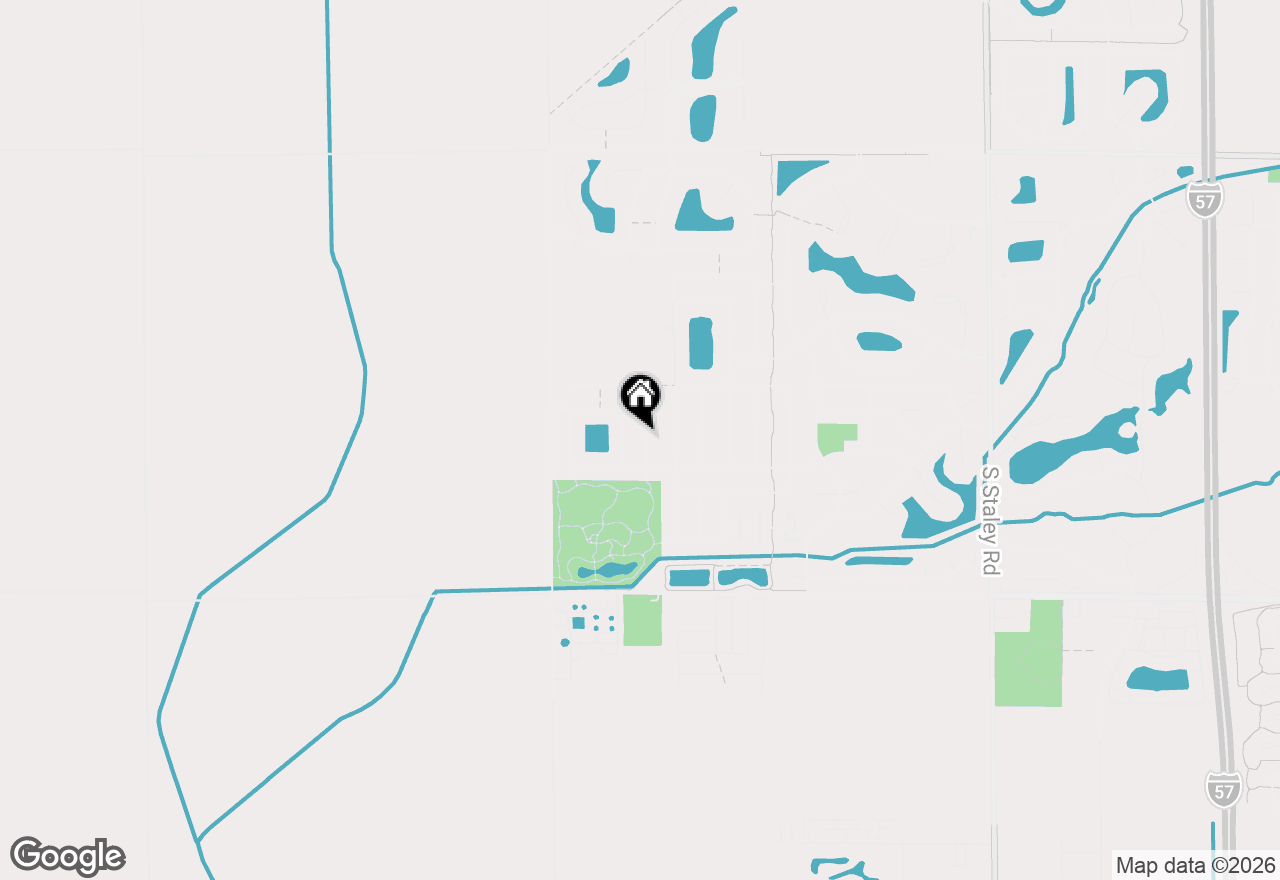 Map of 2107 Max Run Drive, Champaign, IL 61822