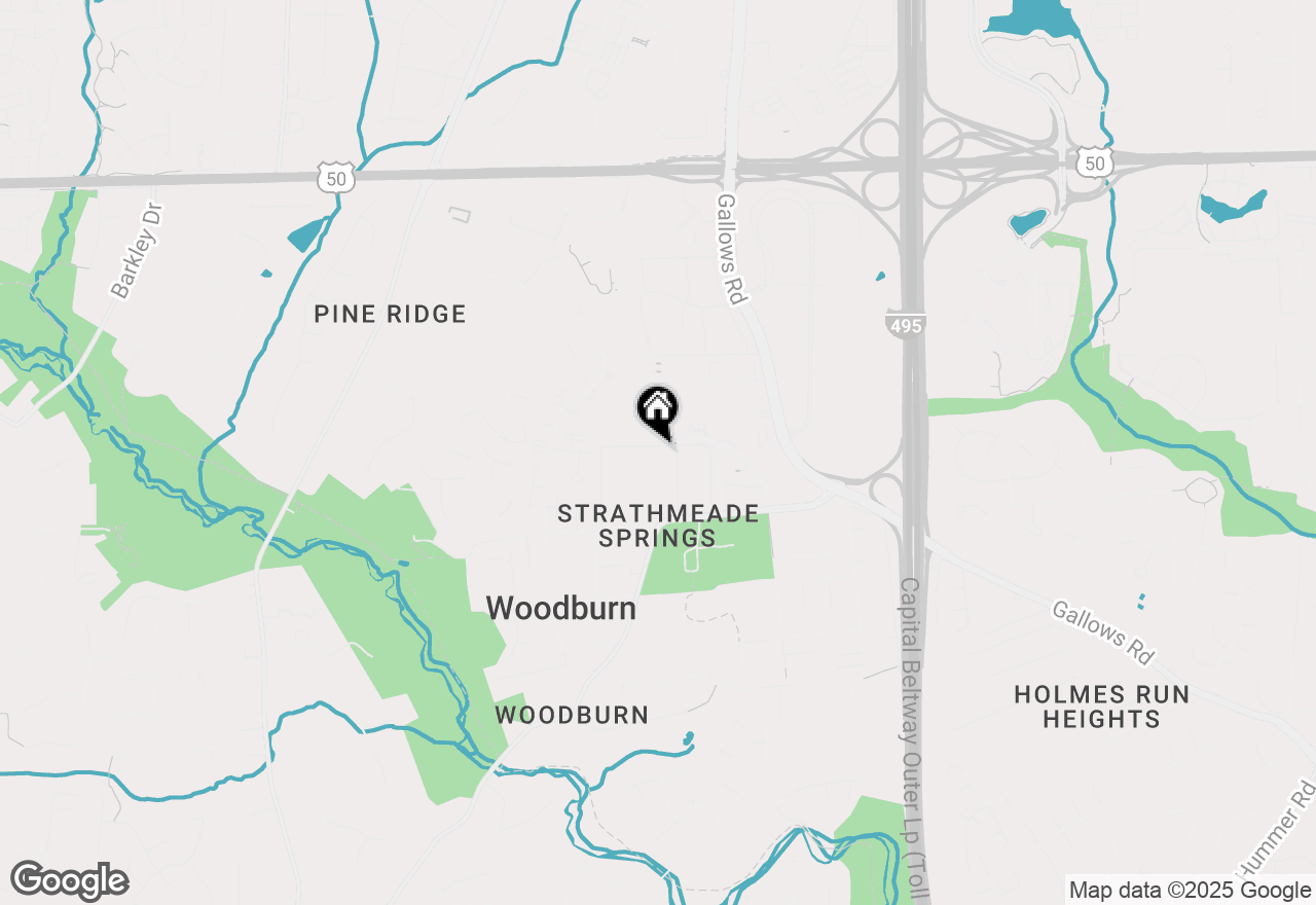 Map of 3302 Woodburn Village Drive #23, Annandale, VA 22003