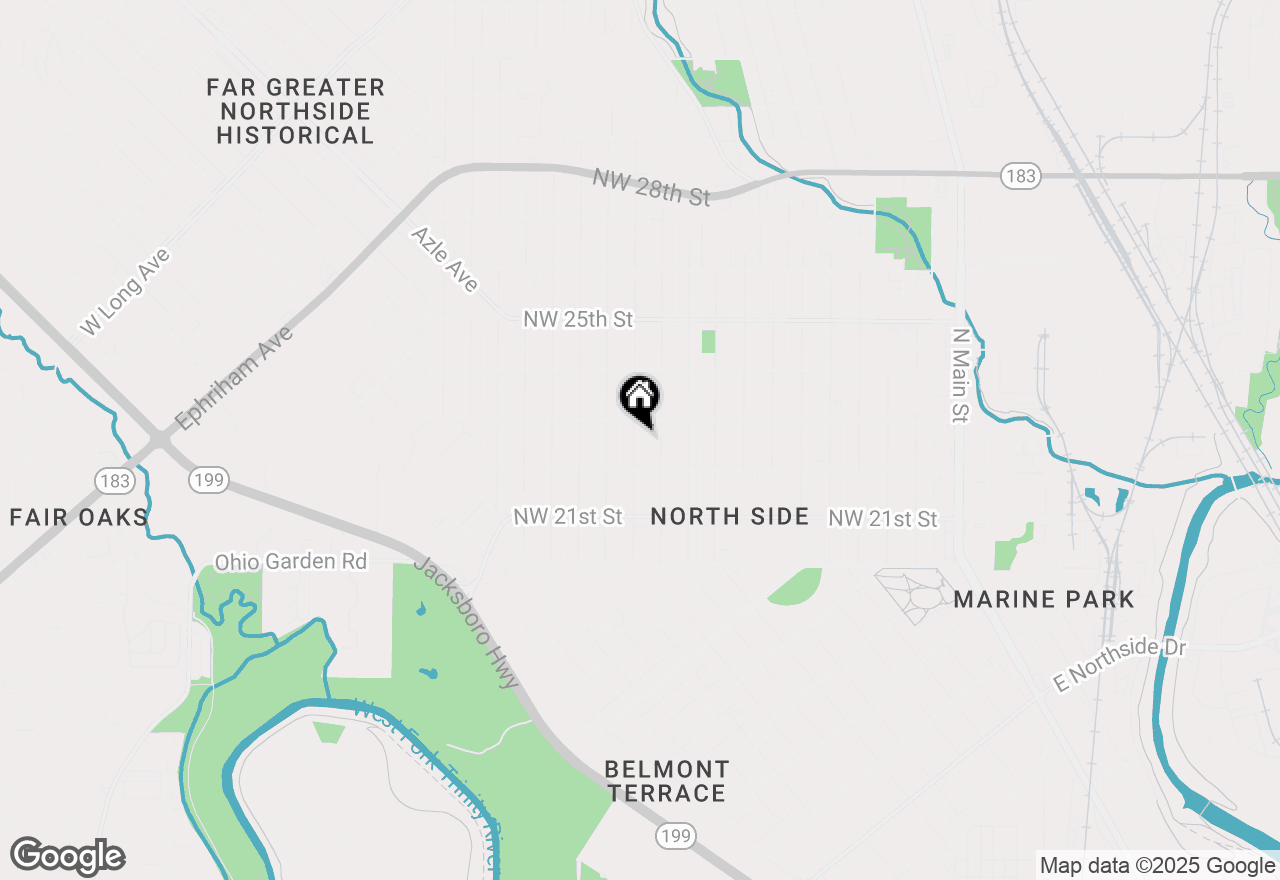 Map of 2217 Pearl Avenue, Fort Worth, TX 76164