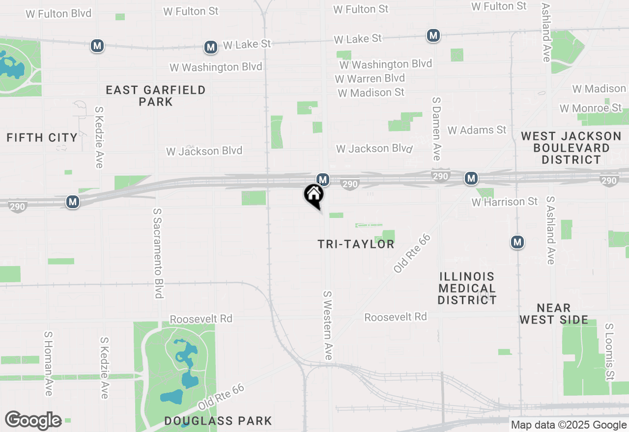 Map of 2426 W Flournoy Street, Chicago, IL 60612