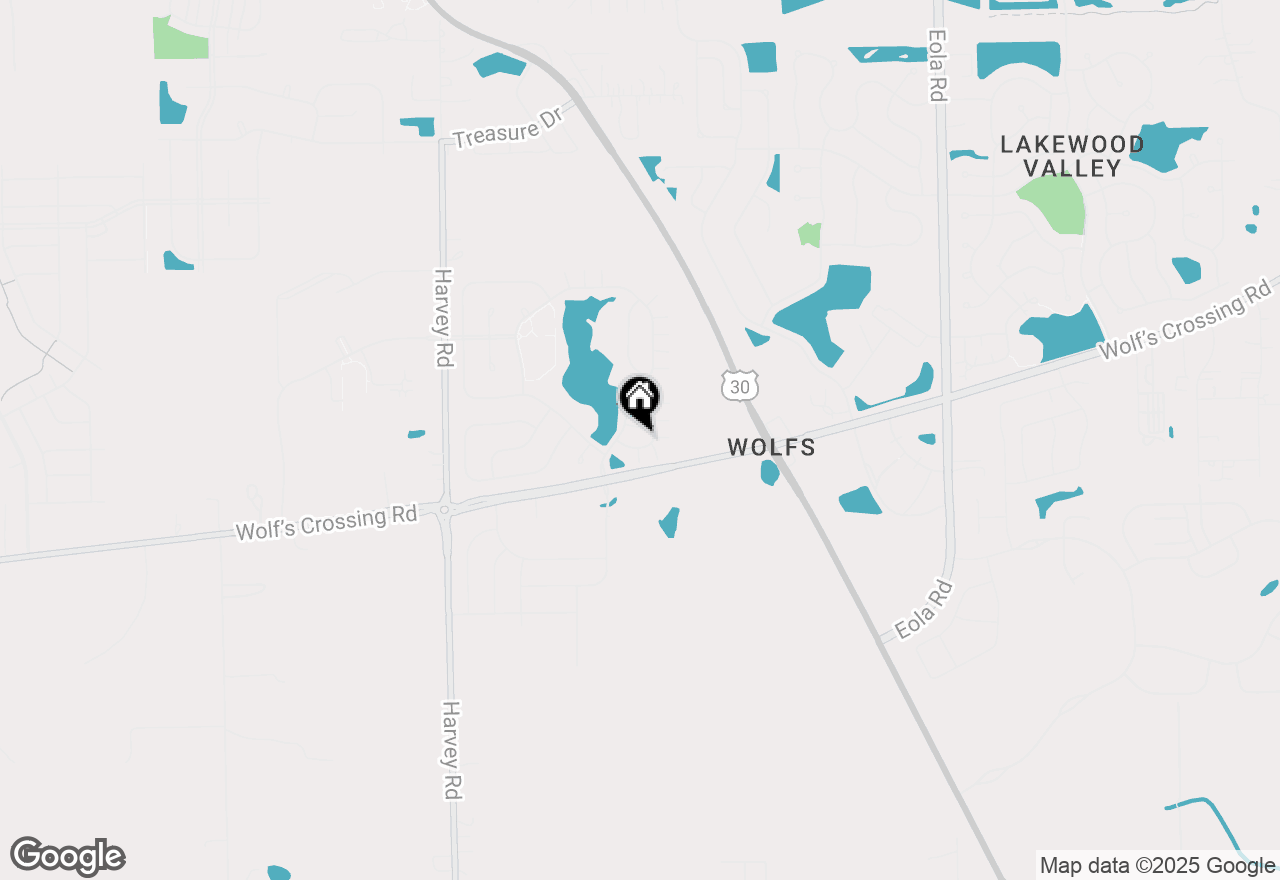 Map of 421 Valentine Way #421, Oswego, IL 60543