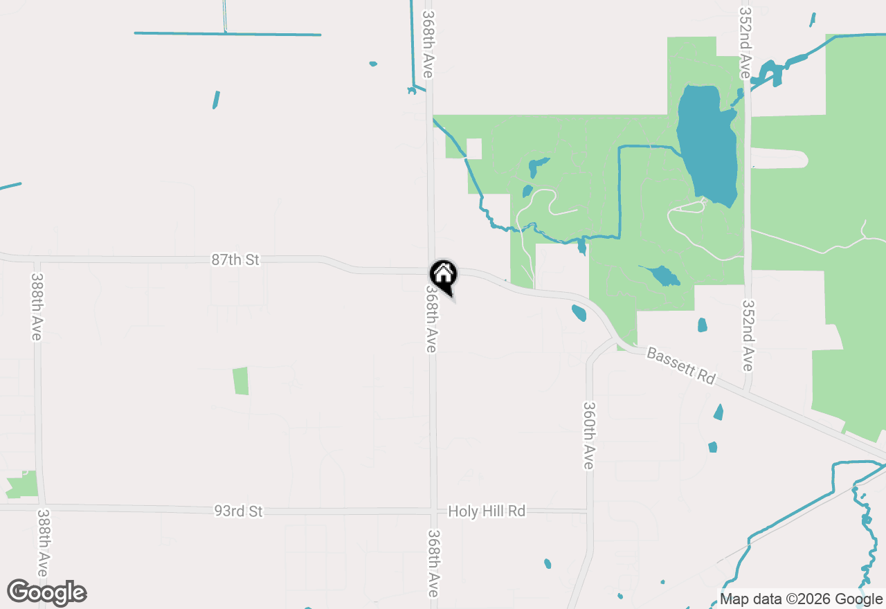 Map of 8751 368th Ave, Burlington, WI 53105