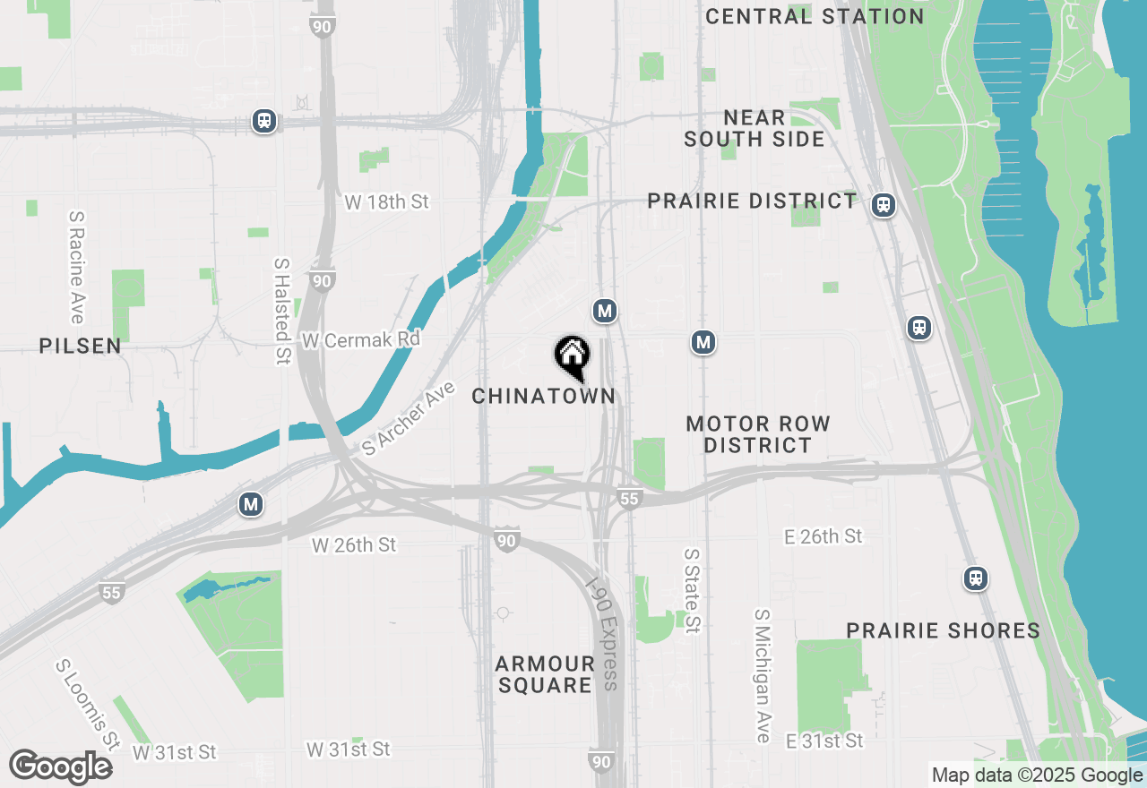 Map of 217 W 23rd Street #3S, Chicago, IL 60616