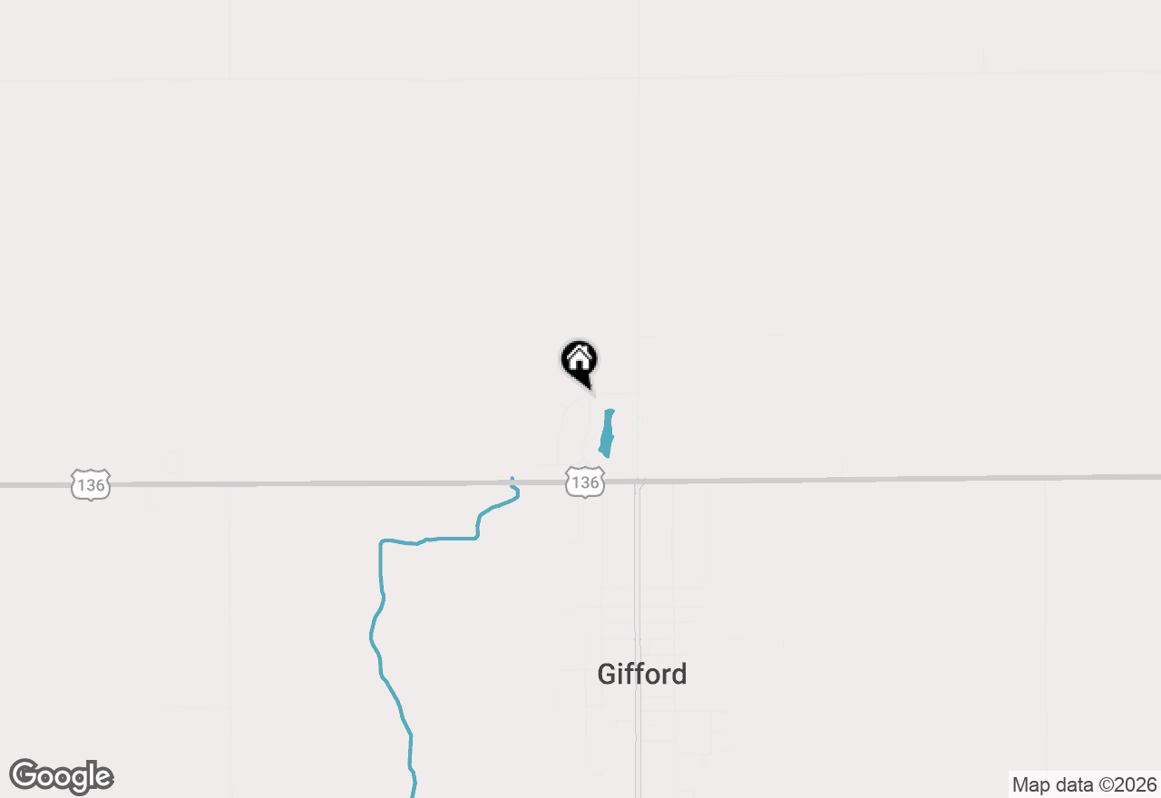 Map of 216 Northpointe Drive, Gifford, IL 61847