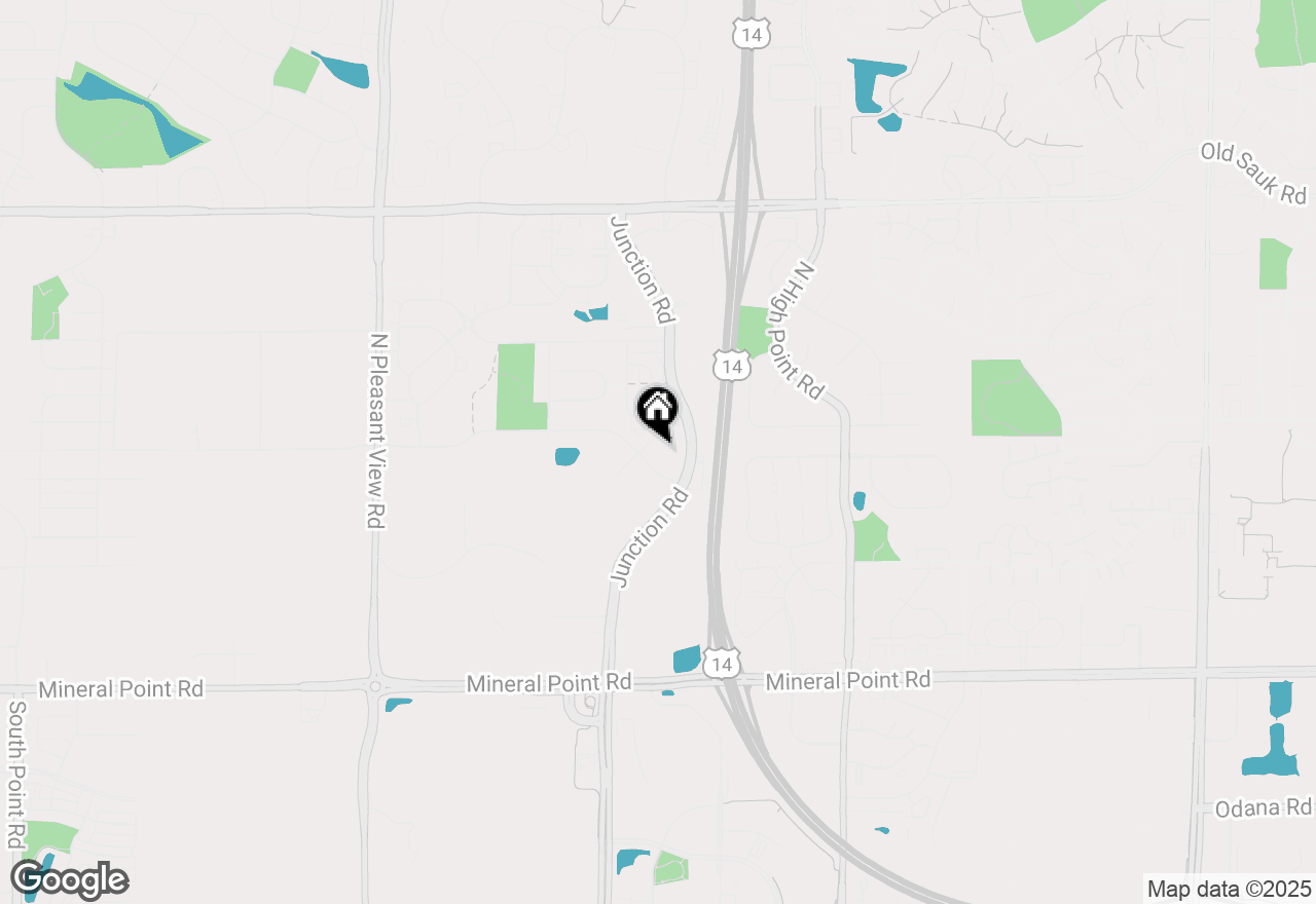 Map of 301 Harbour Town Drive #208, Madison, WI 53717