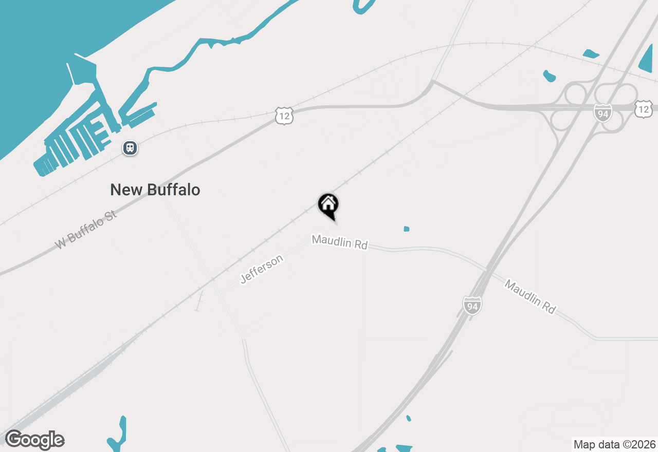 Map of 28 Walden Way, New Buffalo, MI 49117