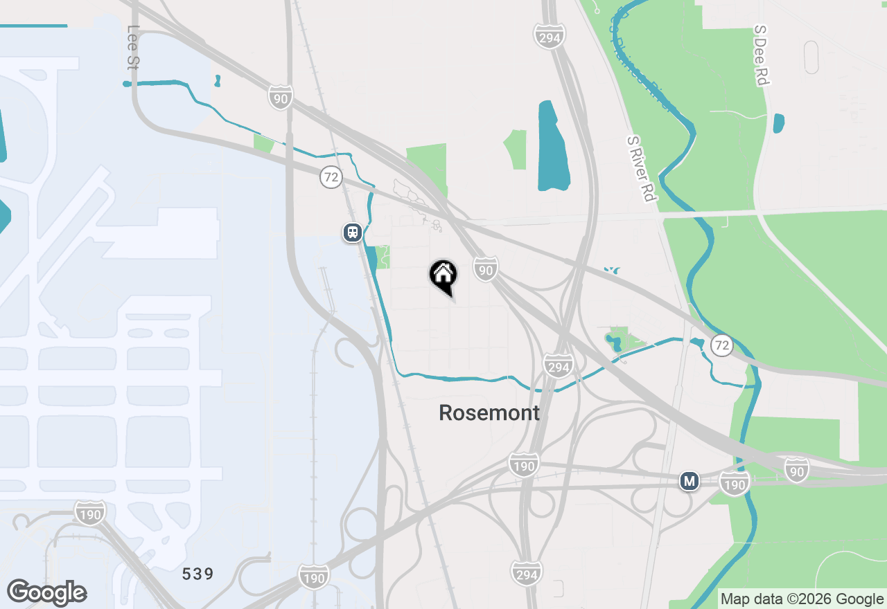 Map of 6200 Hawthorne Street, Rosemont, IL 60018