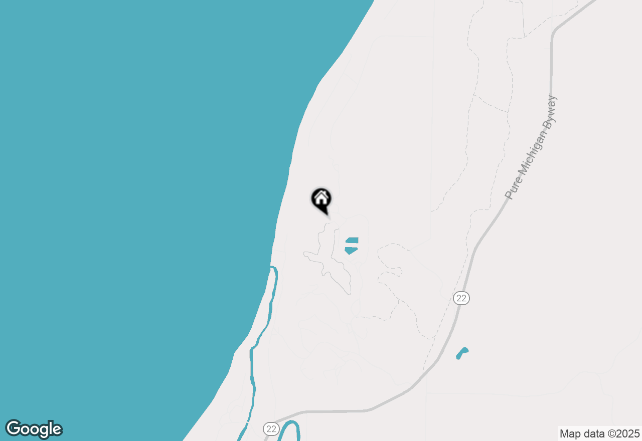 Map of 34 Hawks Nest, Glen Arbor, MI 49636