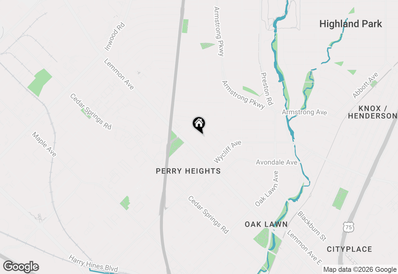 Map of 4508 Bowser Avenue #C, Dallas, TX 75219