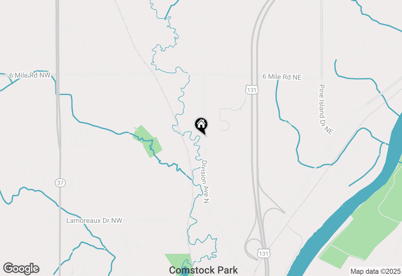 Map of 4857 Division Avenue N, Comstock Park, MI 49321