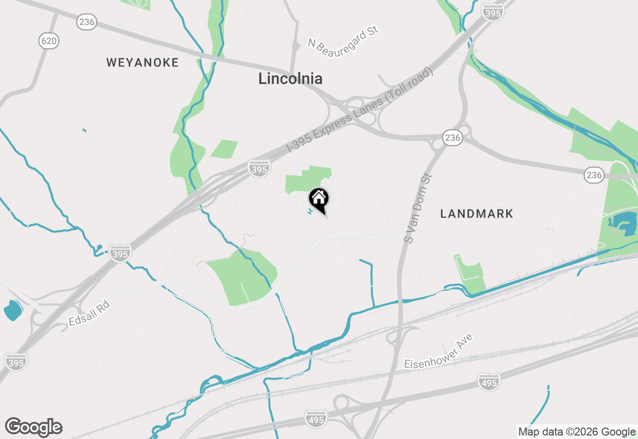 Map of 6151 Edsall Road #G, Alexandria, VA 22304