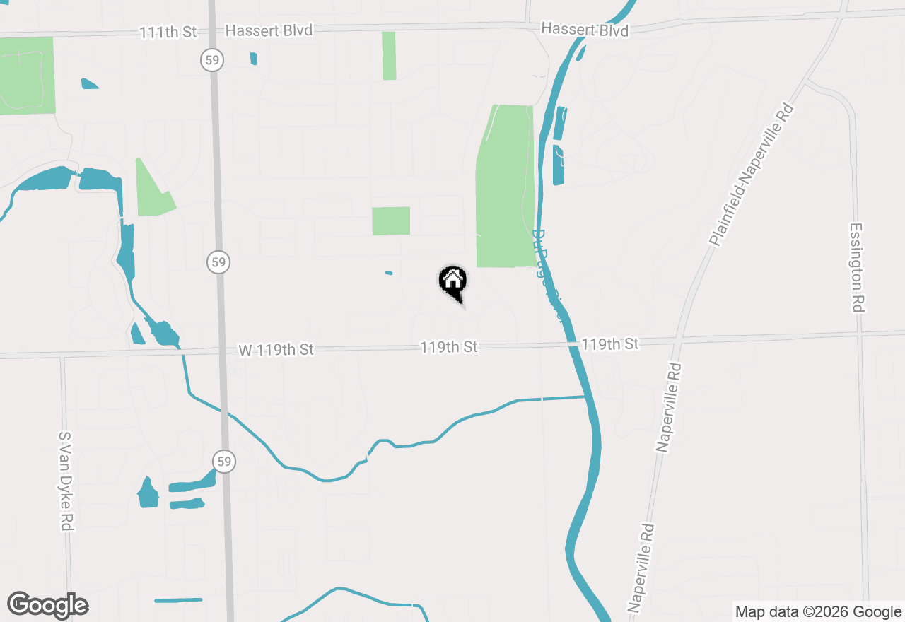 Map of 5920 Hawkweed Drive, Naperville, IL 60564