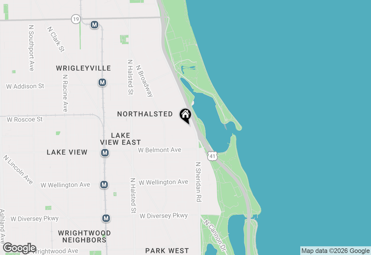 Map of 434 W Aldine Avenue #3A, Chicago, IL 60657