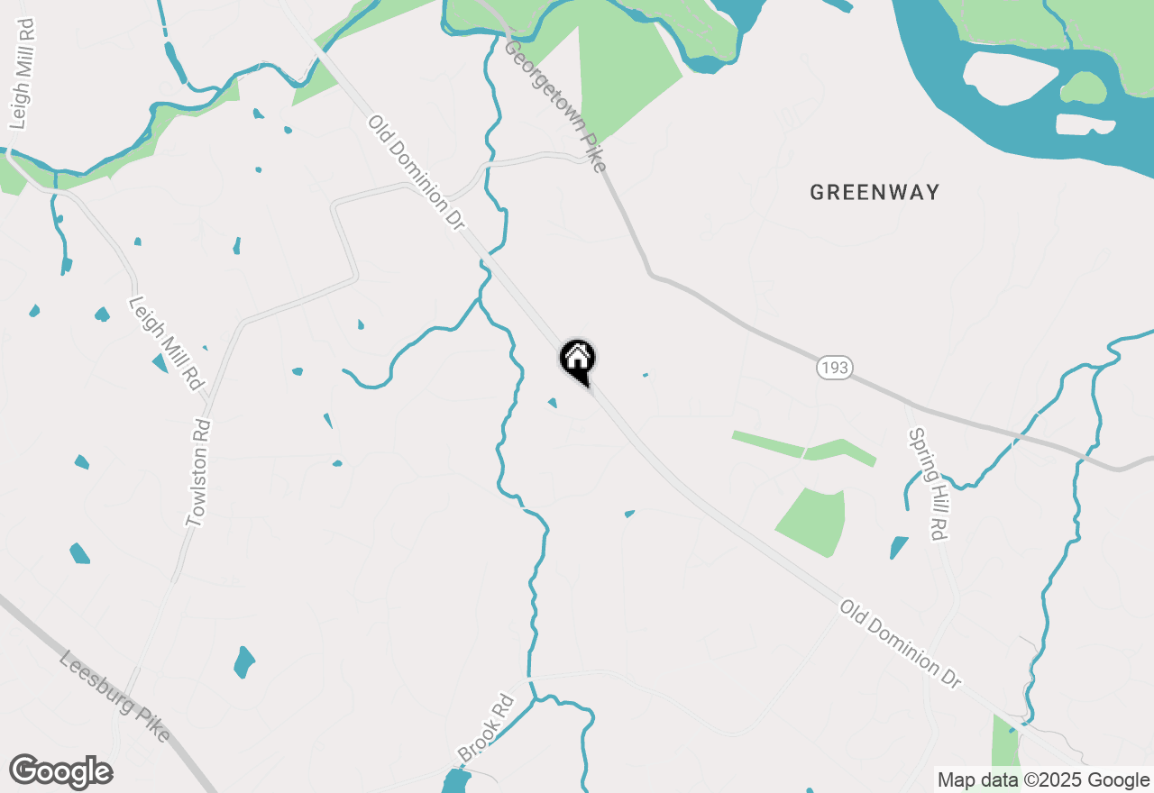 Map of 8549 Old Dominion Drive, Mclean, VA 22102