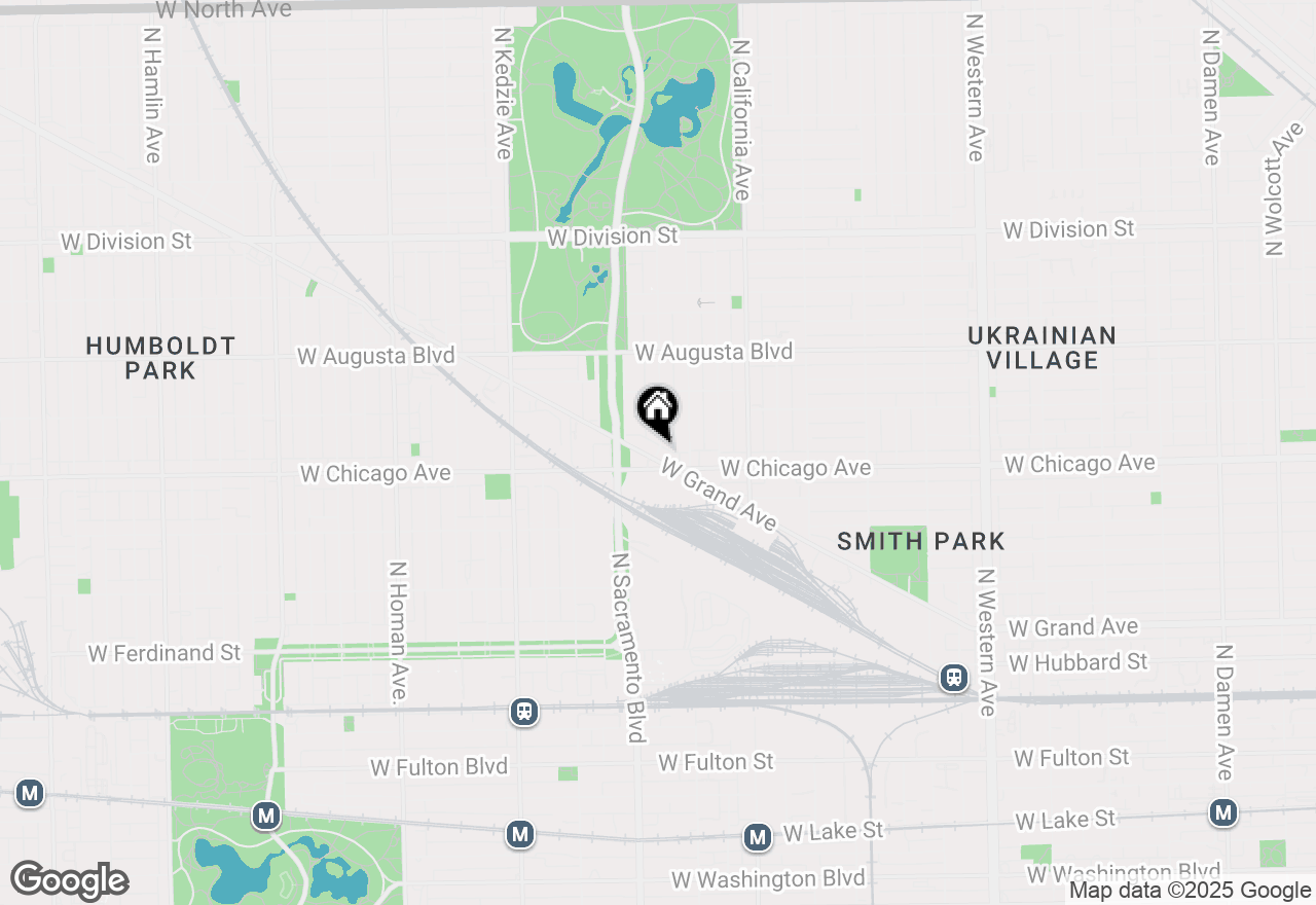 Map of 815 N Richmond Street #302, Chicago, IL 60622