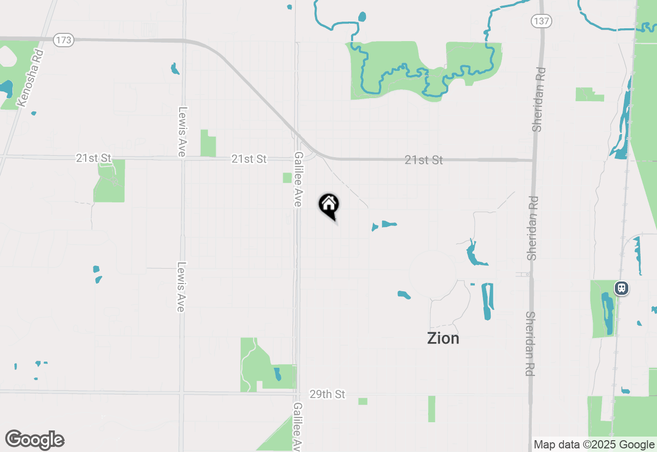 Map of 2314 Gilboa Avenue, Zion, IL 60099