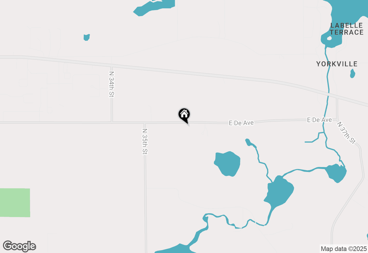 Map of 10544 E De Avenue, Richland, MI 49083