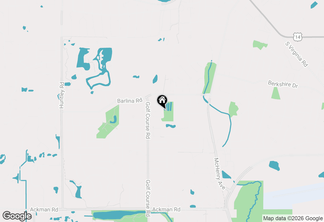 Map of 917 Golf Course Road #1, Crystal Lake, IL 60014