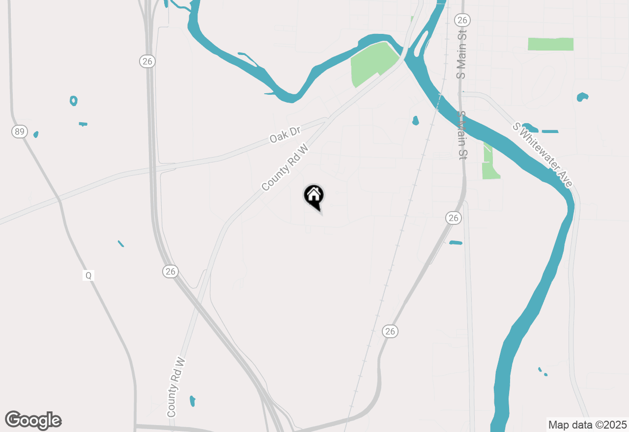 Map of 726 Oakwood Ct, Jefferson, WI 53549