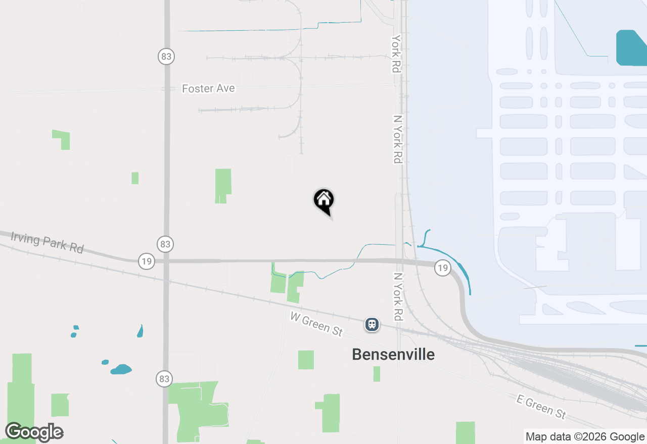 Map of 230 N Walnut Street #D, Bensenville, IL 60106