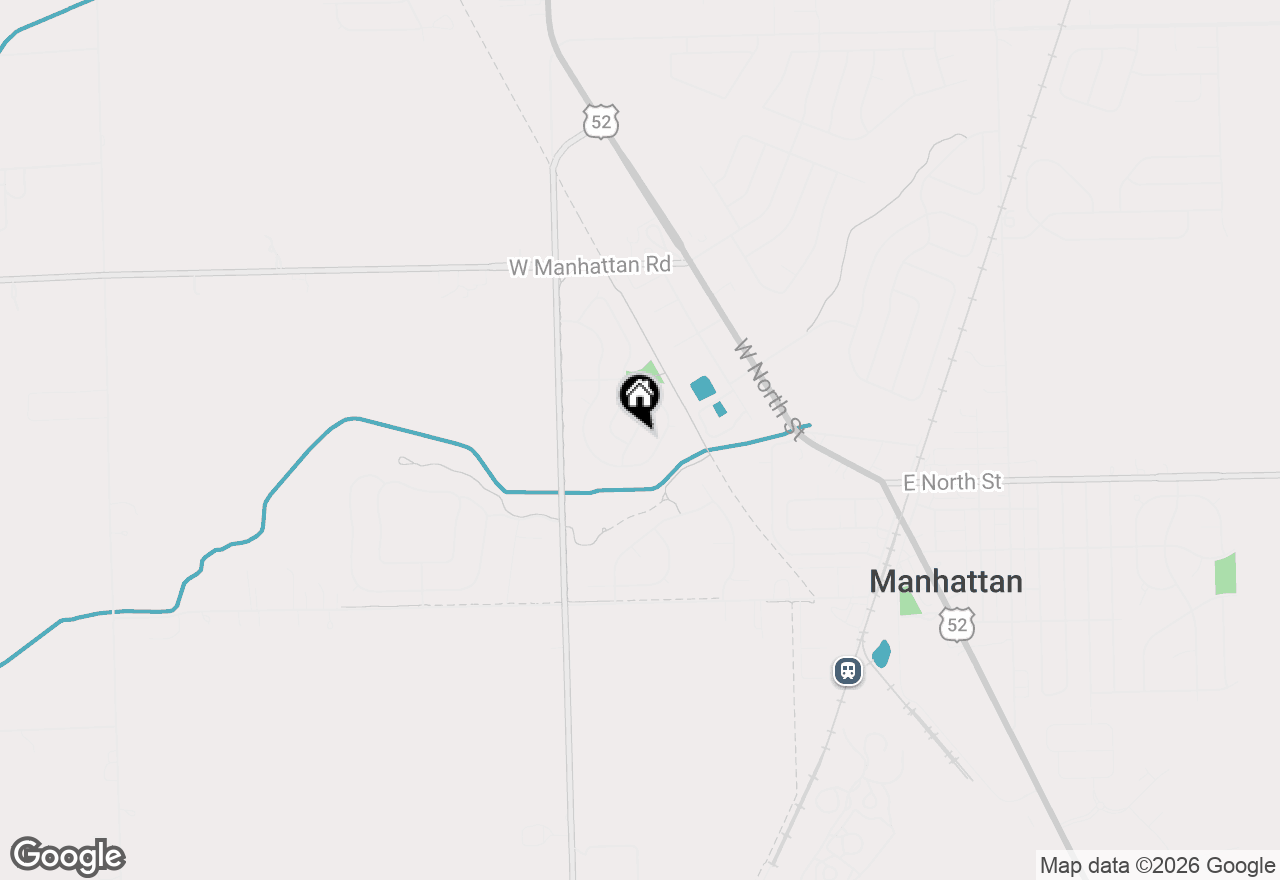 Map of 25435 Elam Drive, Manhattan, IL 60442