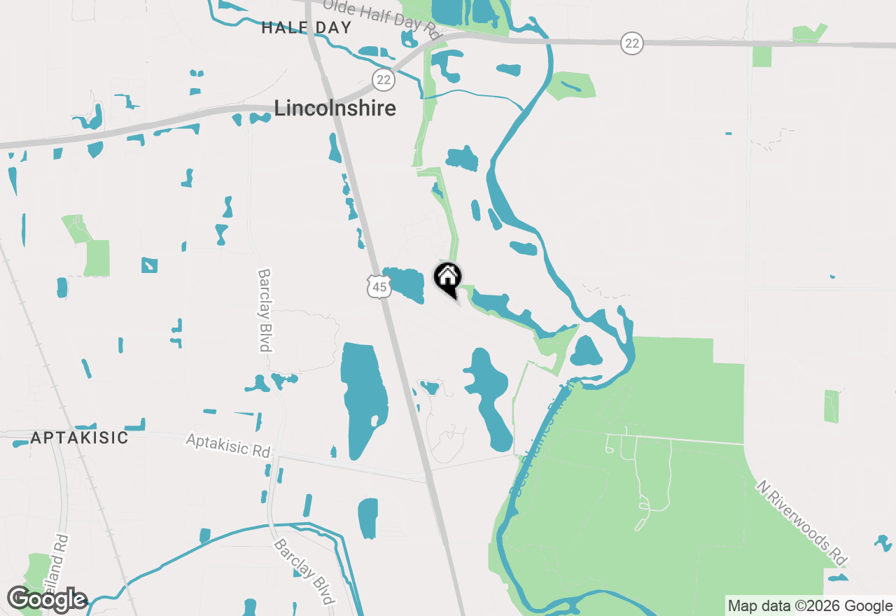 Map of 327 Rivershire Court, Lincolnshire, IL 60069
