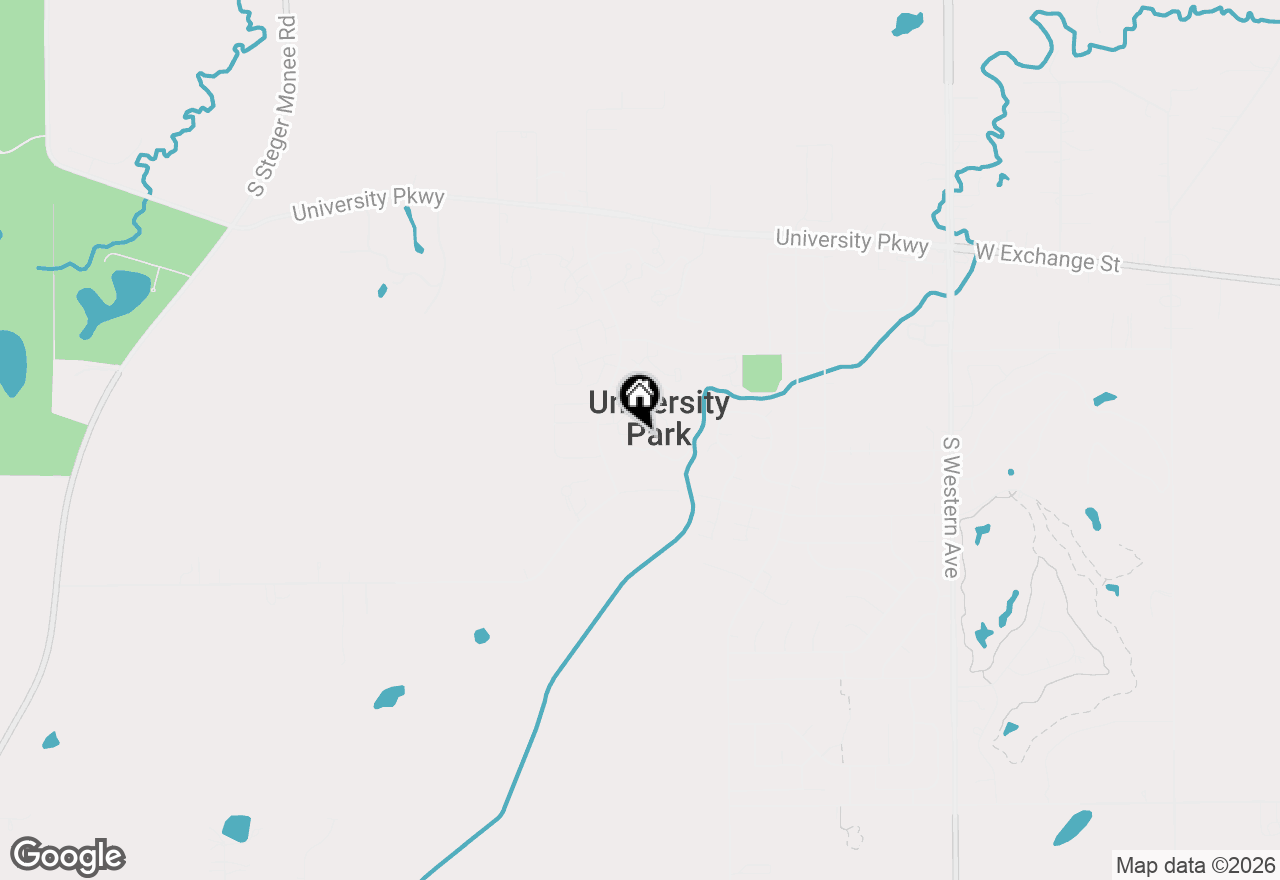 Map of 903 White Oak Lane, University Park, IL 60484