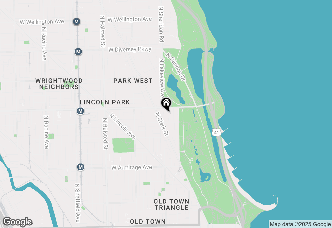 Map of 2336 N Commonwealth Avenue #108, Chicago, IL 60614