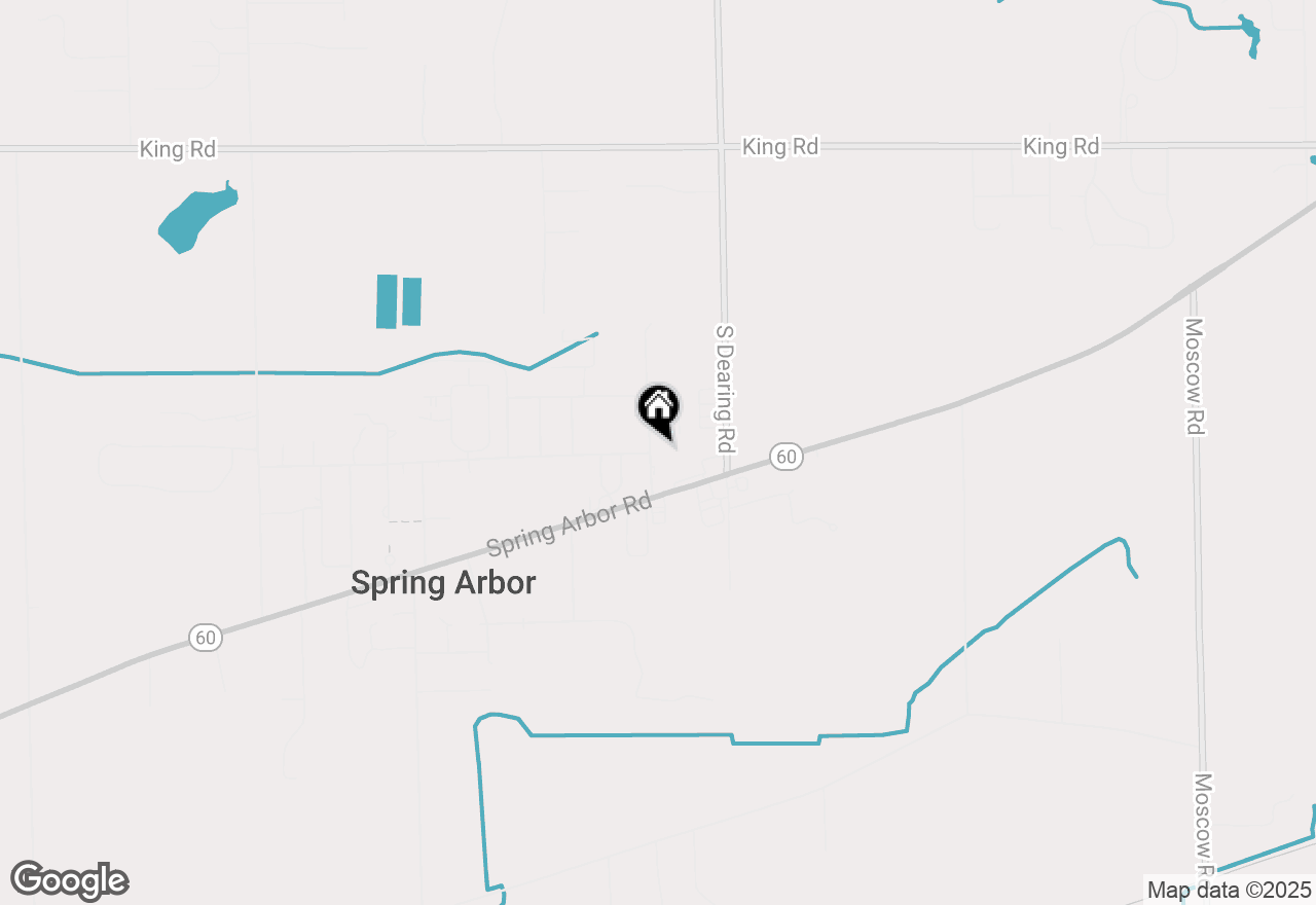 Map of 3521 Henderson Road, Spring Arbor, MI 49283