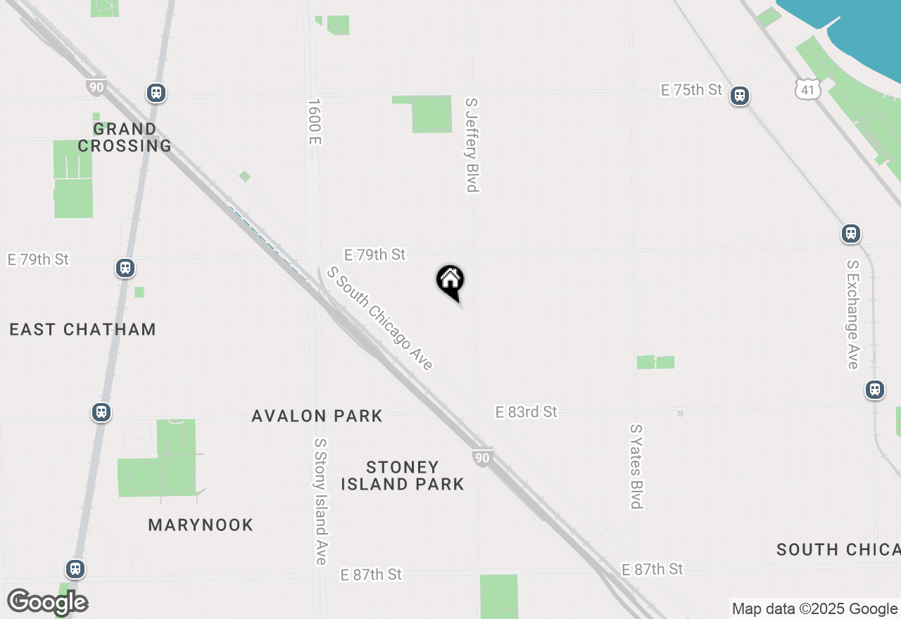 Map of 8022 S Euclid Avenue, Chicago, IL 60617