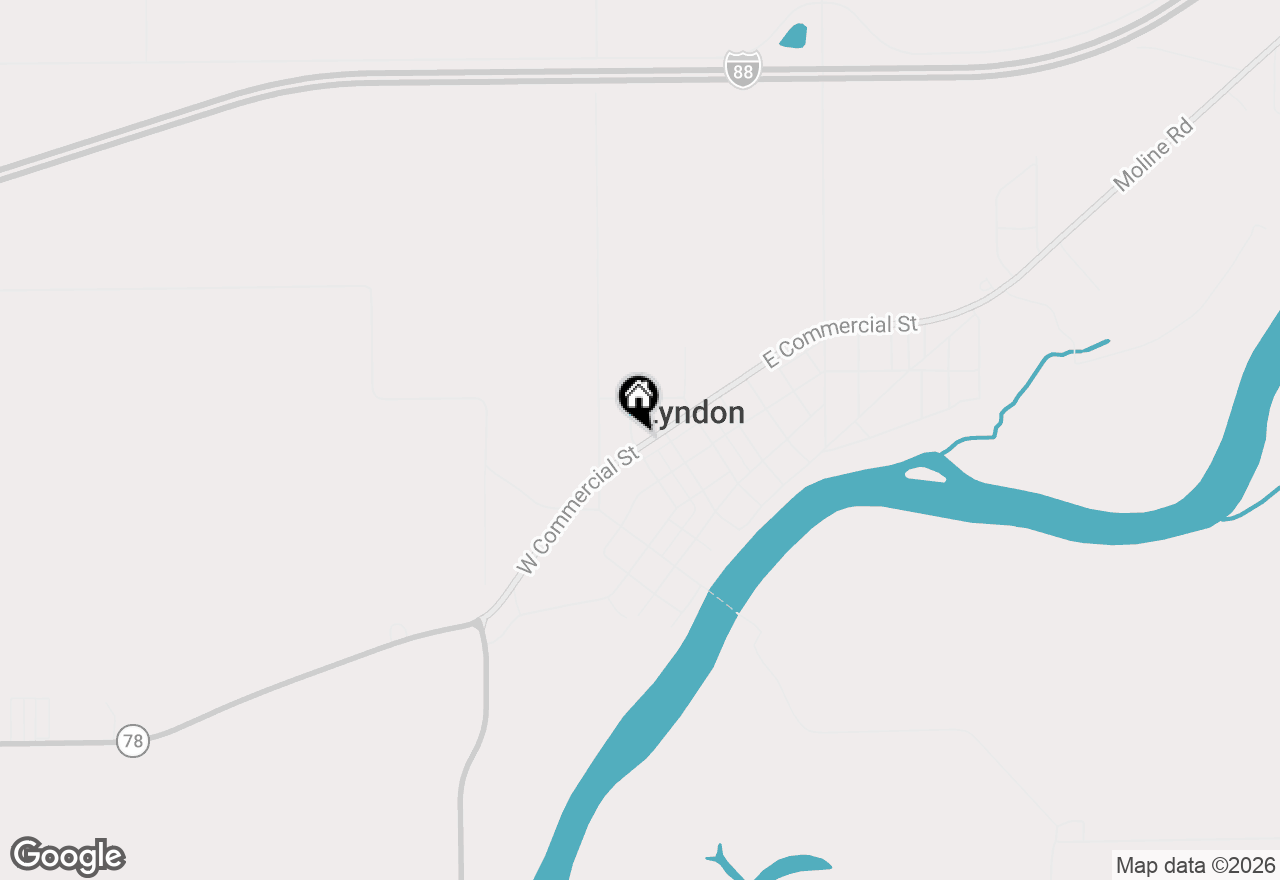 Map of 305 W Commercial Street, Lyndon, IL 61261