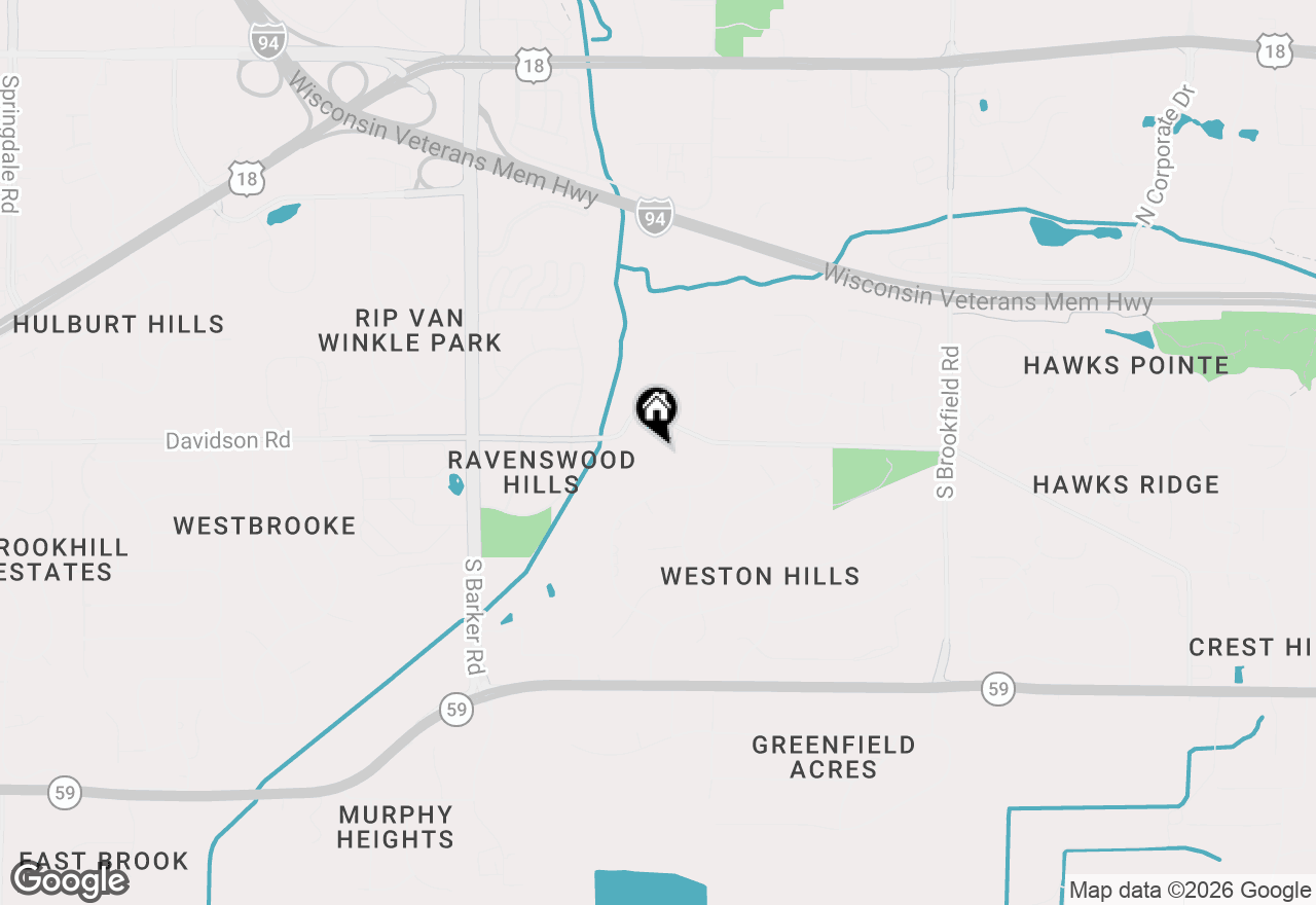 Map of 19605 Davidson Rd, Brookfield, WI 53045