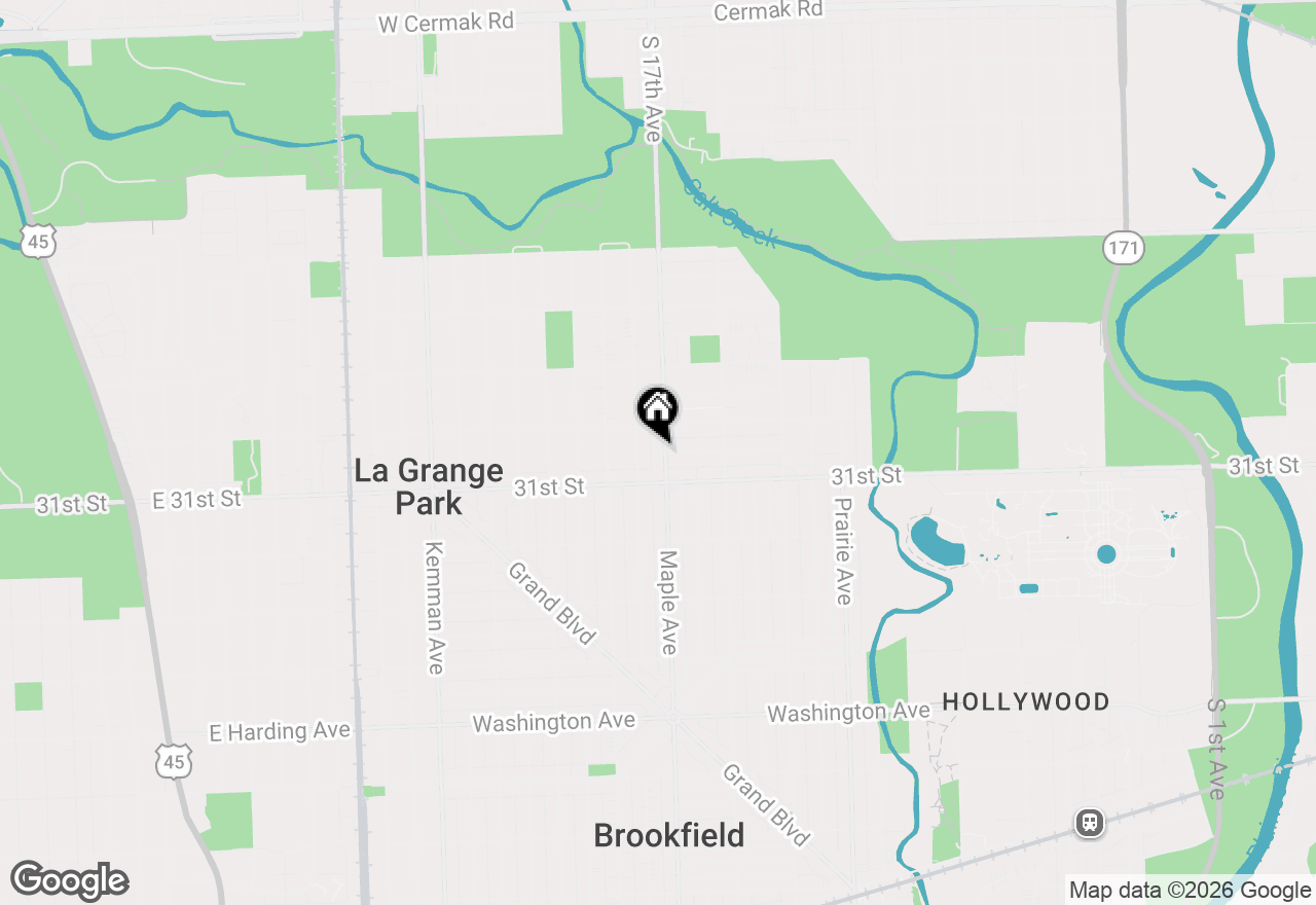 Map of 1126-30 N Maple Avenue, La Grange Park, IL 60526