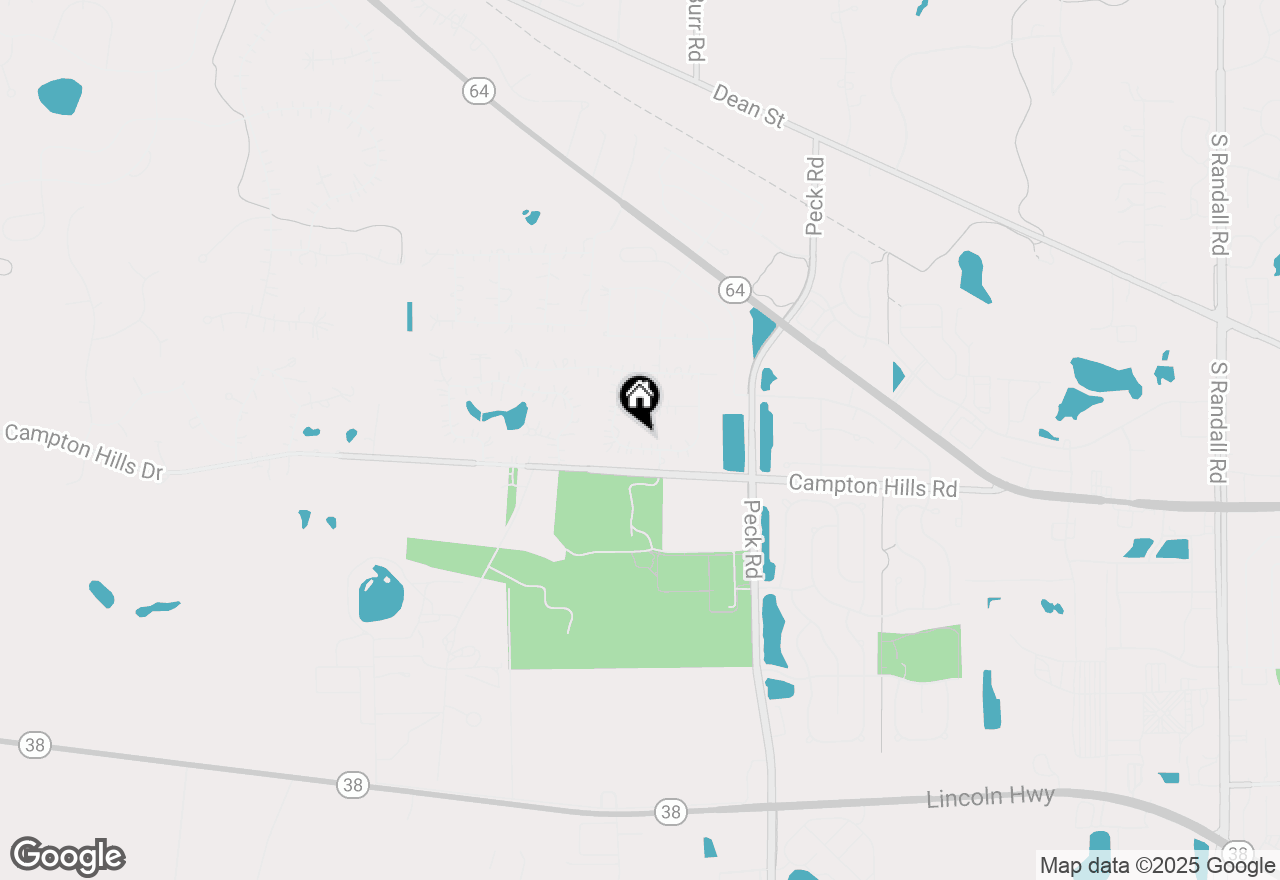 Map of 38W292 Bernice Drive, St. Charles, IL 60175