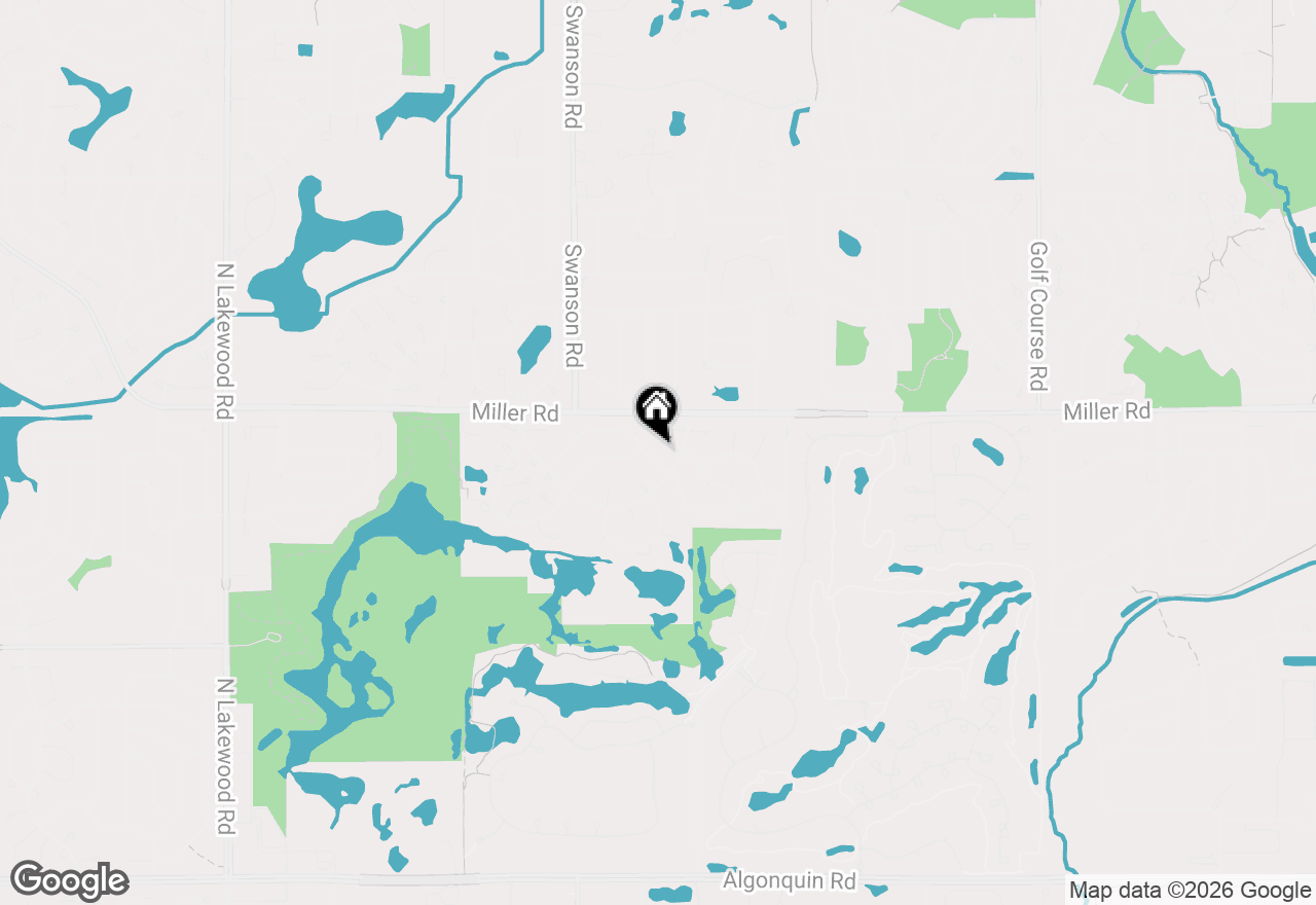 Map of 4025 Peartree Drive, Lake In The Hills, IL 60156