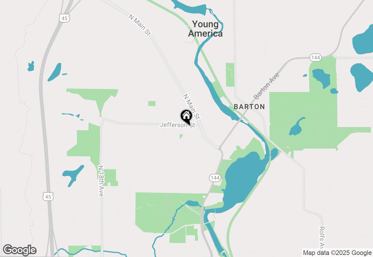 Map of 1522 N 10th Ave, West Bend, WI 53090