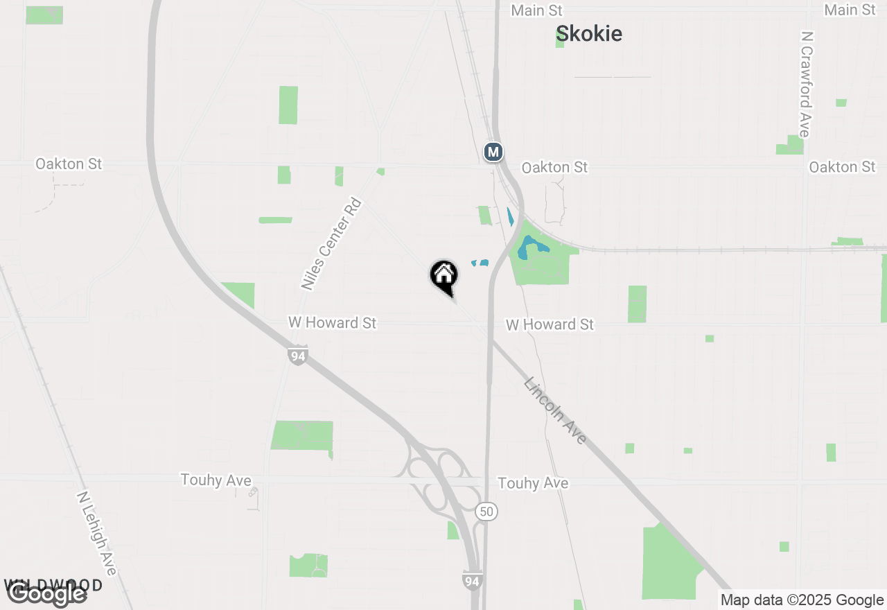 Map of 4855 Dobson Street #304, Skokie, IL 60077