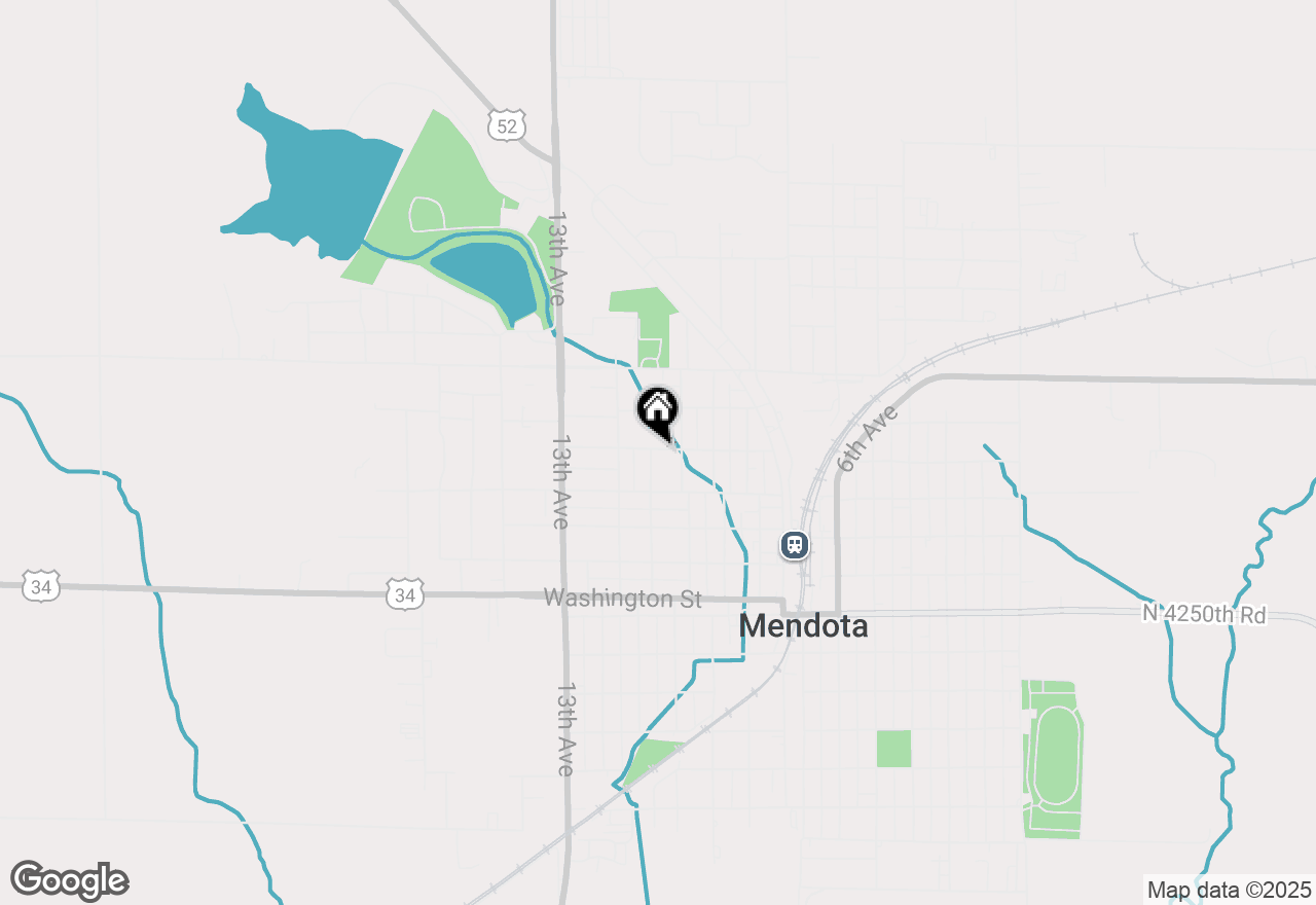 Map of 1011 Chicago Street, Mendota, IL 61342