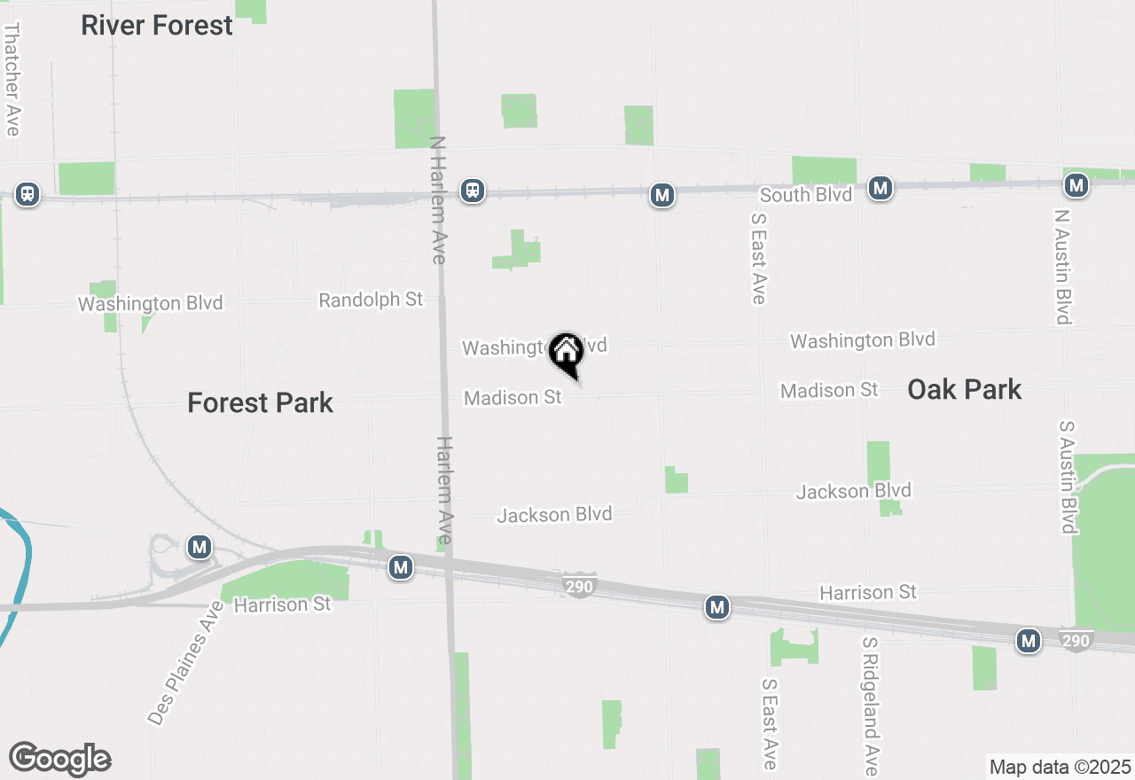 Map of 940 Madison Street, Oak Park, IL 60302