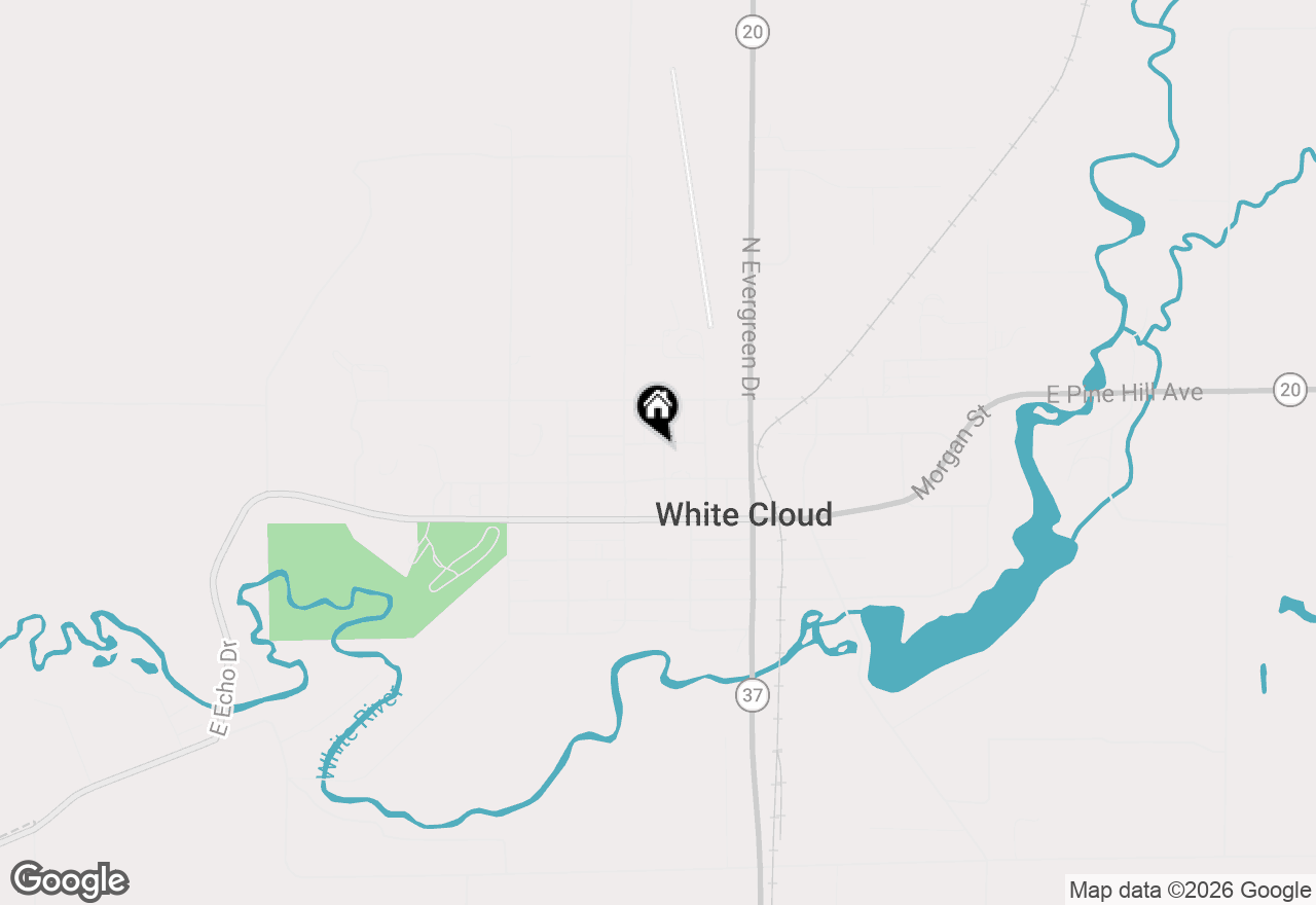 Map of 81 S Gibbs Street, White Cloud, MI 49349