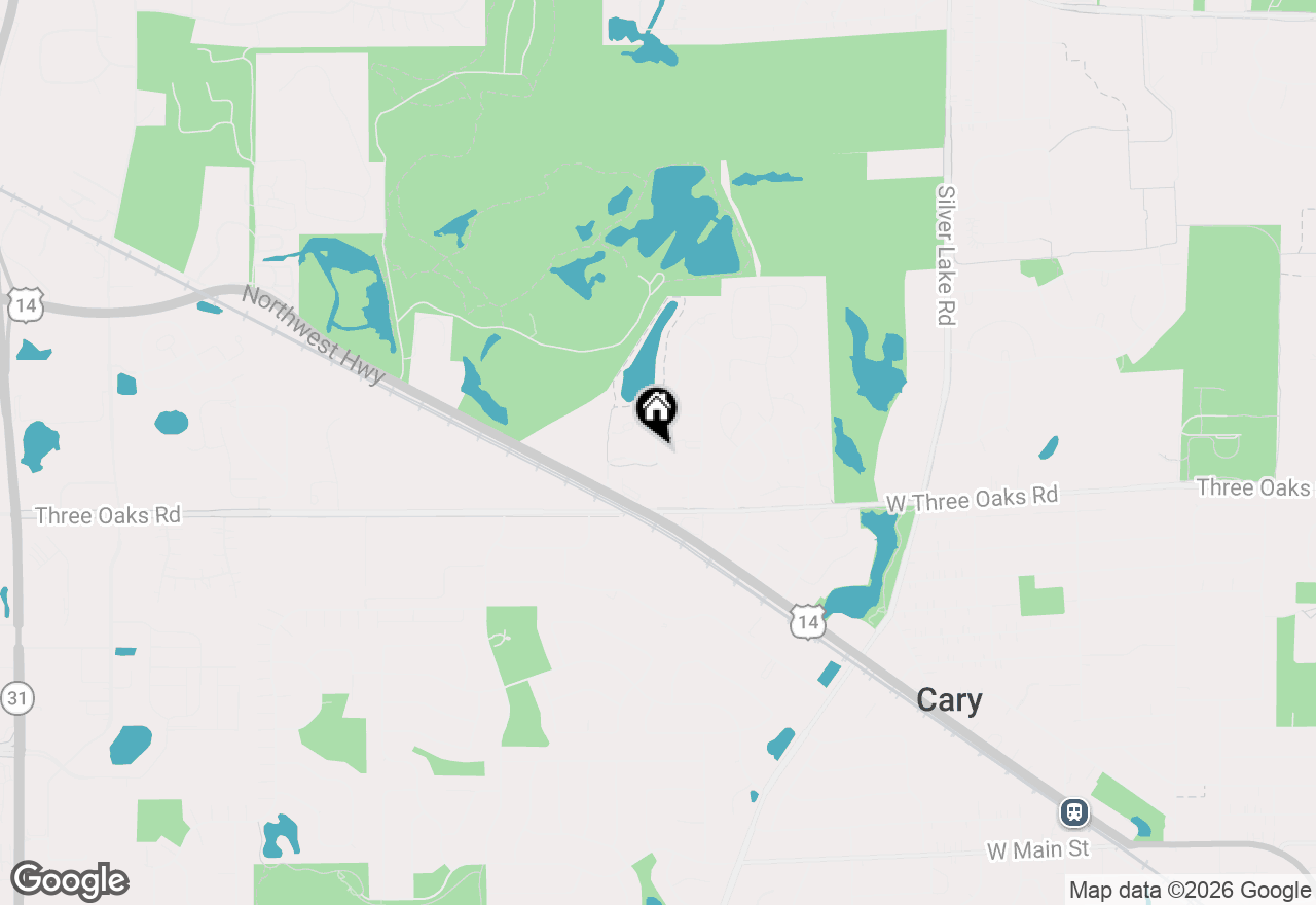 Map of 1169 Amber Drive, Cary, IL 60013