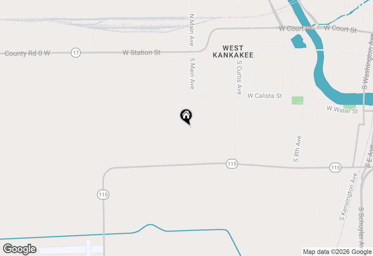 Map of (Address confidential), Kankakee, Illinois 60901